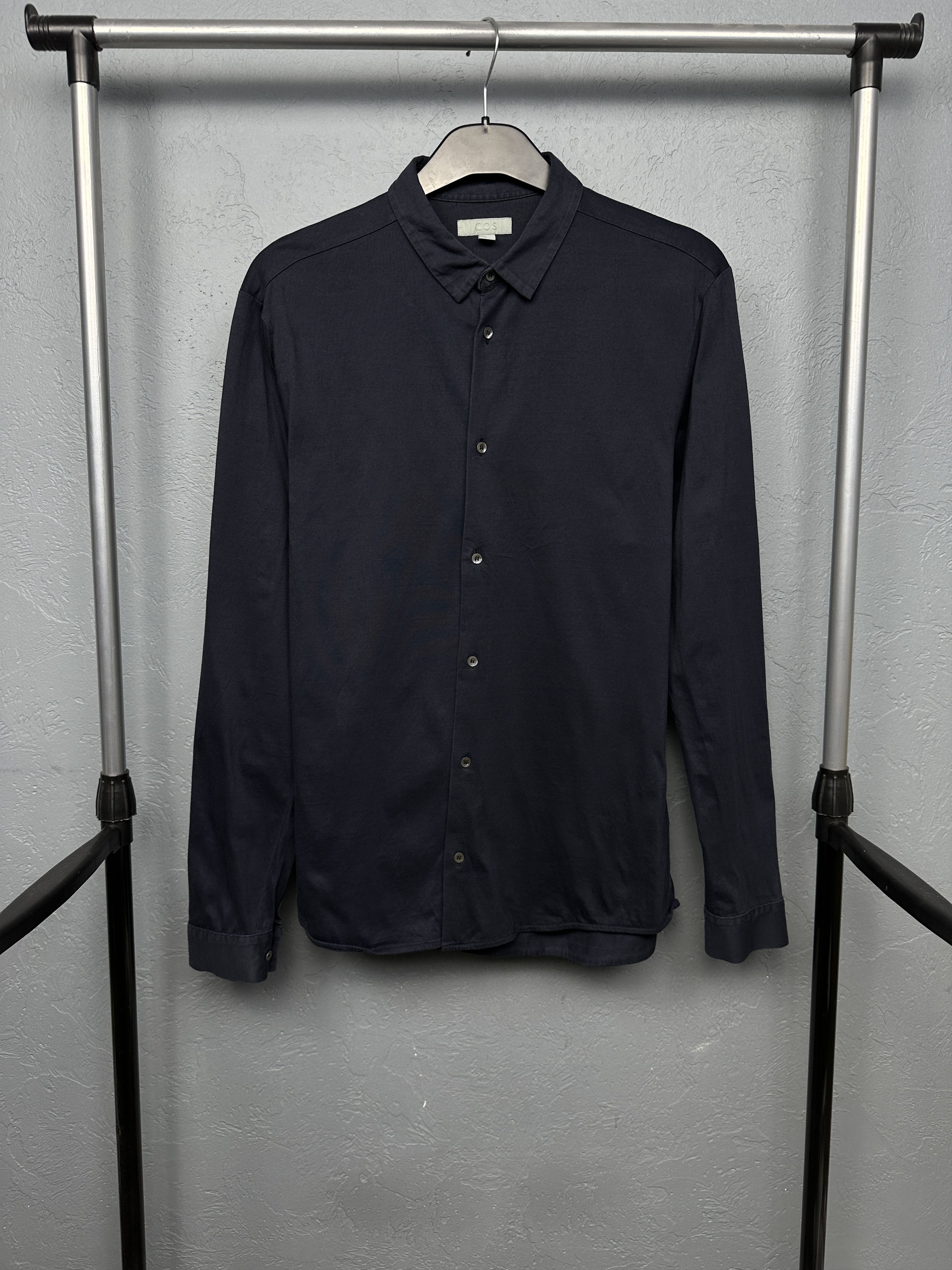 Cos Cos Mens Cotton Long Sleeve Shirt Size US S / EU 44-46 / 1 - 1 Thumbnail