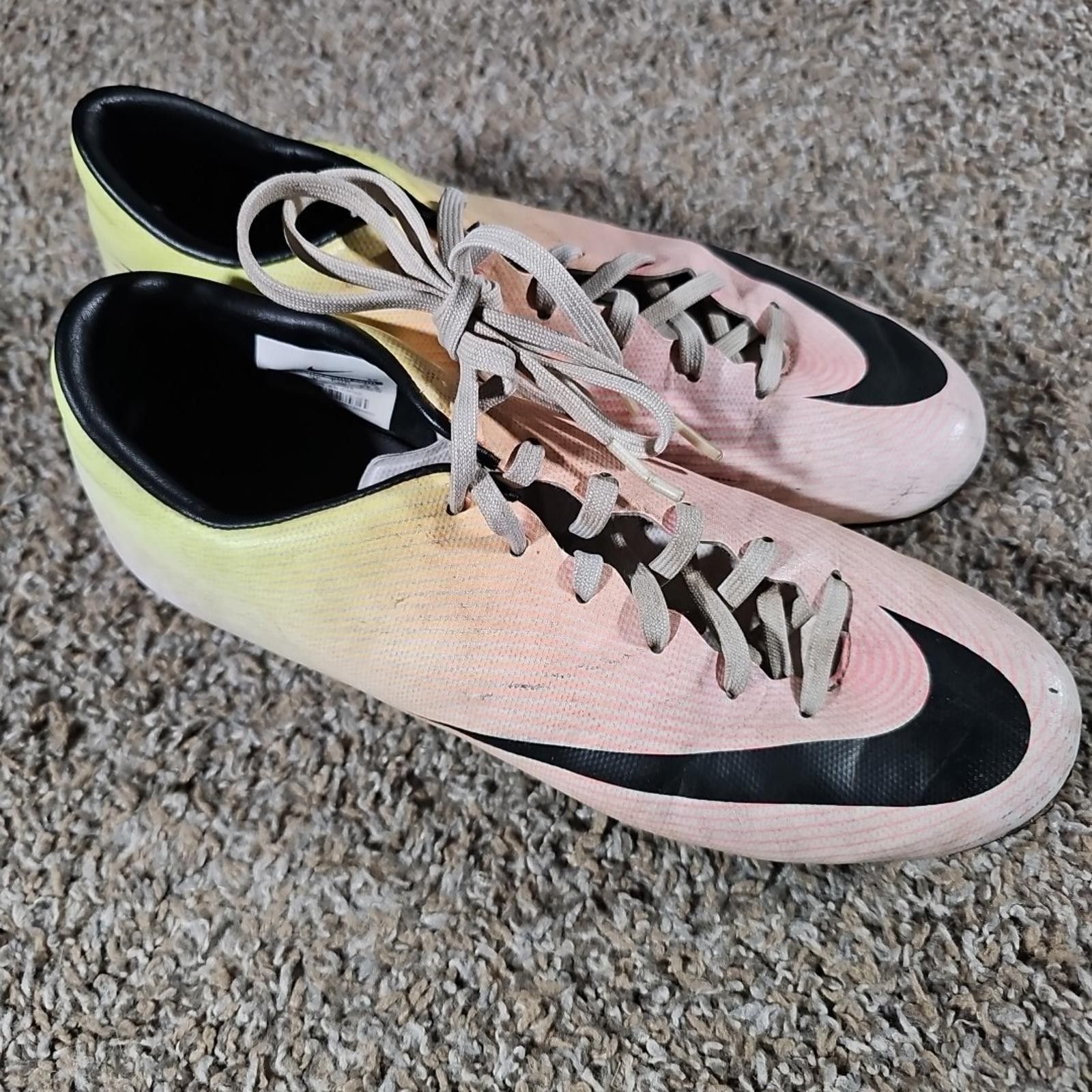 Nike Nike Mercurial 651632-107 Cleats Sz 6.5 UK6 Size ONE SIZE - 1 Thumbnail
