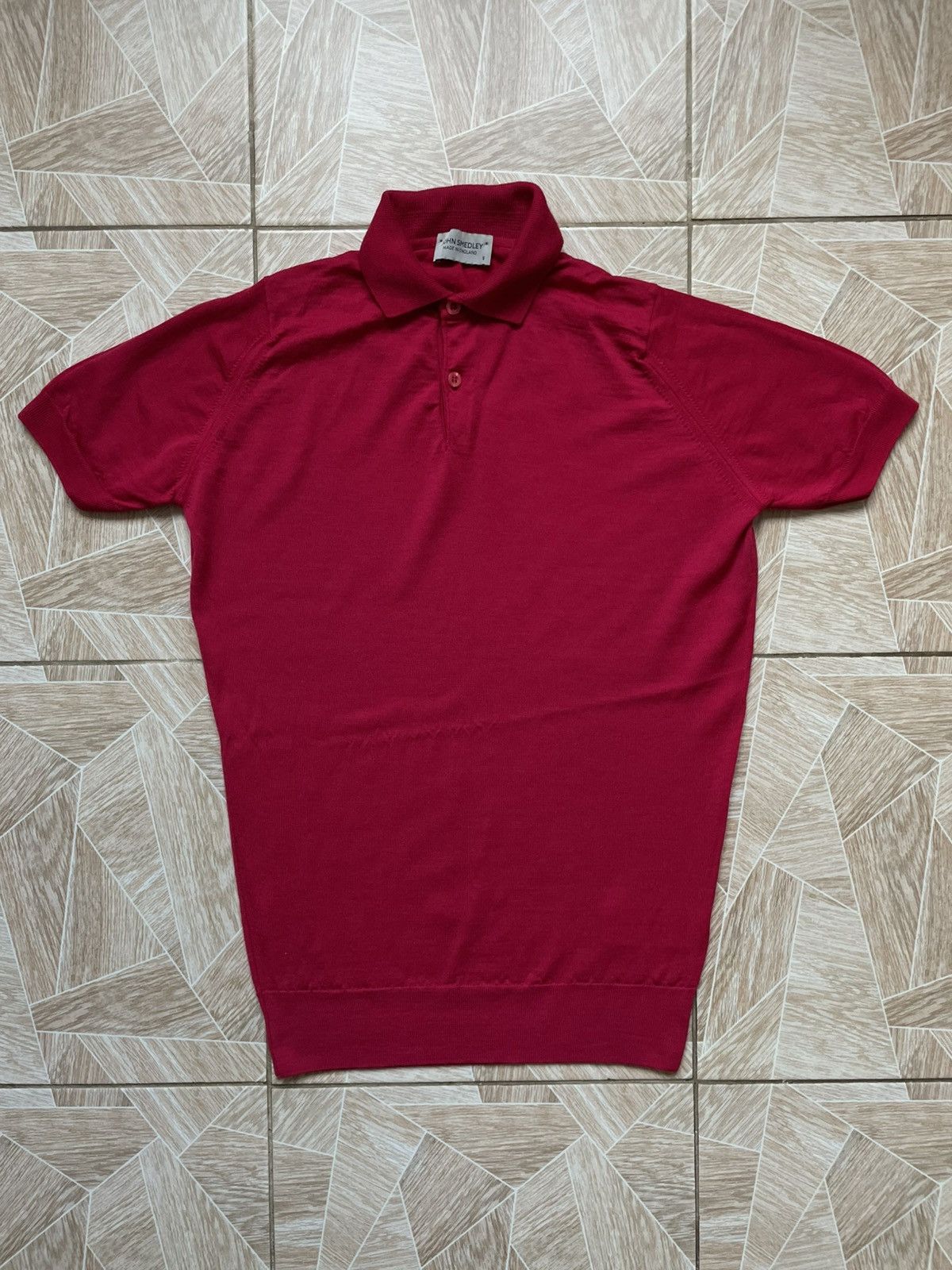 Designer Britain Designer John Smedley Classic Light Polo S Pink Size US S / EU 44-46 / 1 - 1 Thumbnail
