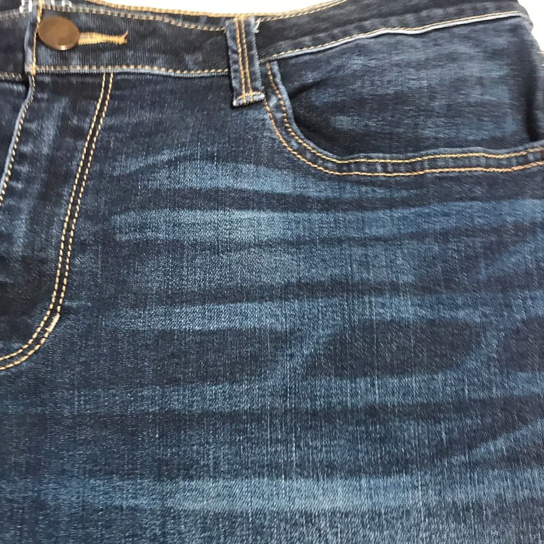 Other A New Approach High-rise Denim Jean Cuffed Hem Shorts 16 Size 38" / US 16 / IT 52 - 3 Thumbnail