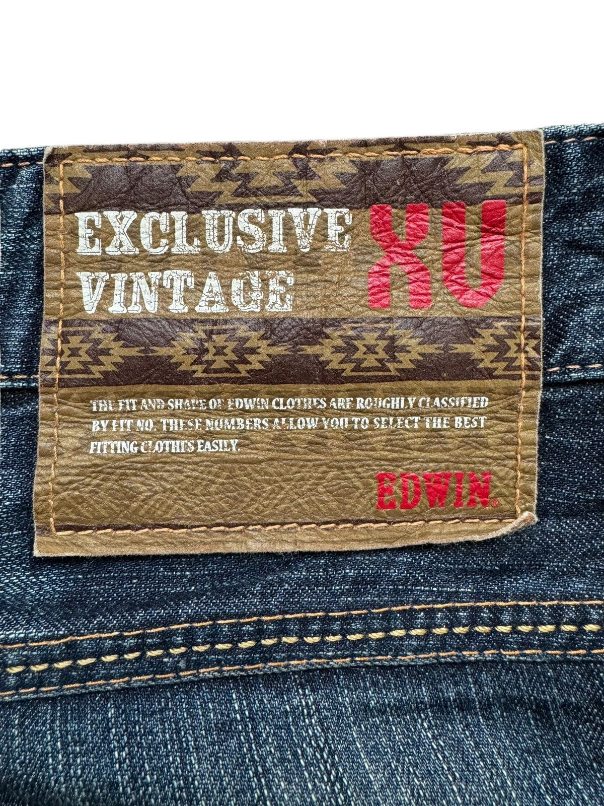 Edwin VINTAGE EDWIN EXCLUSIVE XV NAVAJO POCKET BAGGY JEANS Size US 36 / EU 52 - 14 Thumbnail