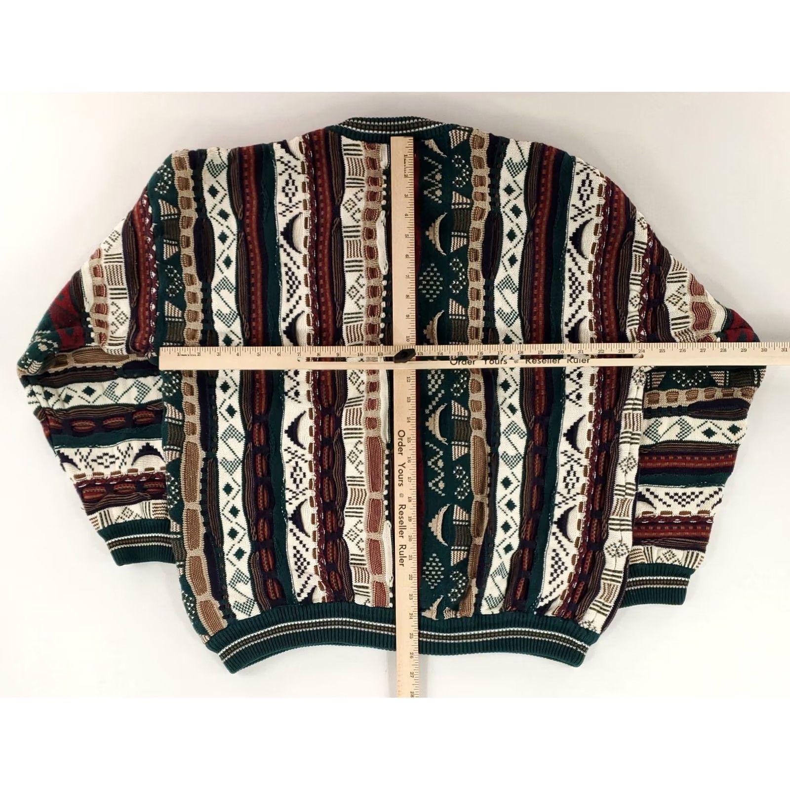 Cotton Traders Cotton Traders Sweater Coogi-Style Textured 3D Cosby Biggie Mens XL Pullover Multicolor Nike Size US XL / EU 56 / 4 - 6 Thumbnail