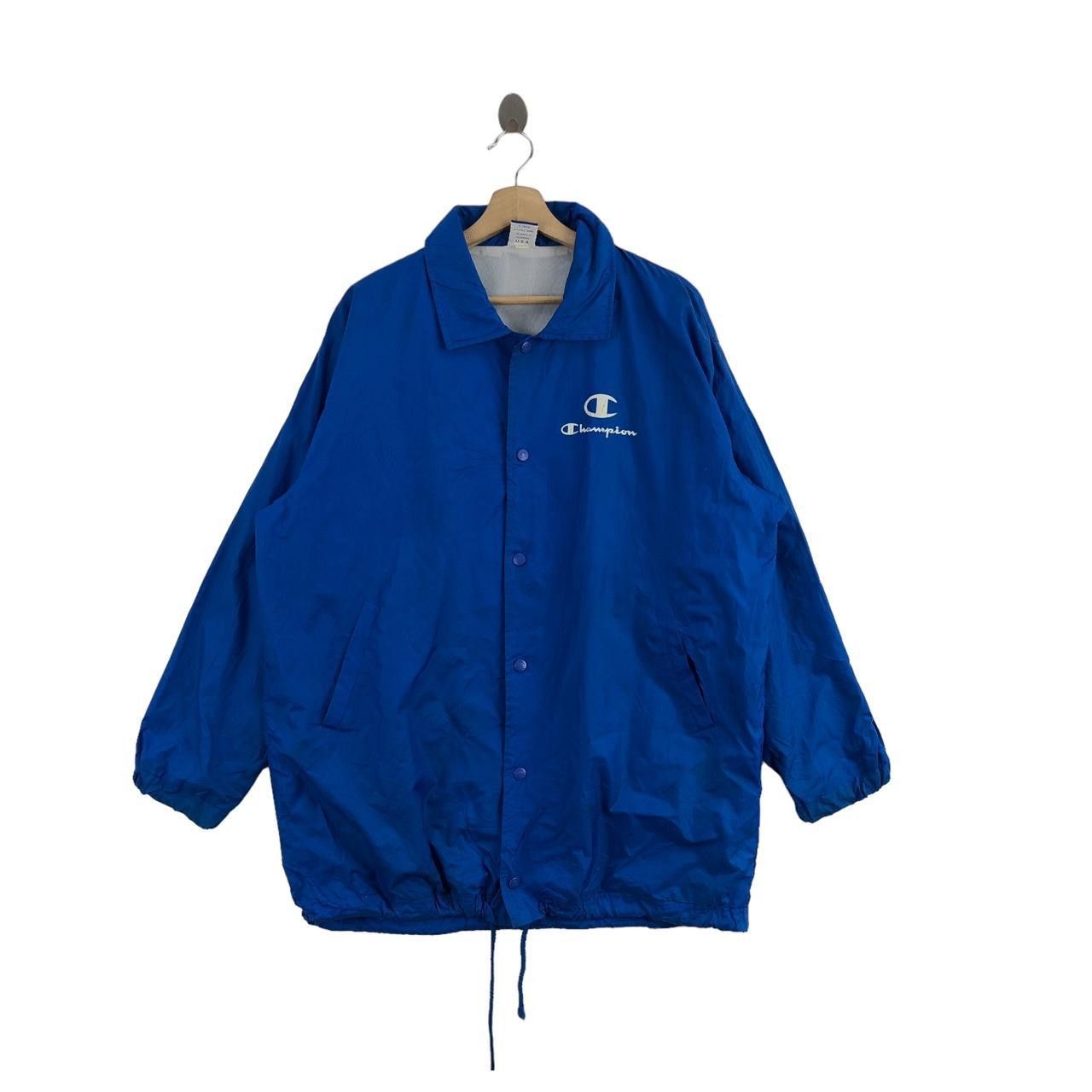 Champion Vintage CHAMPION PRODUCTS USA Blue Coach Jacket Windbreaker Size US M / EU 48-50 / 2 - 2 Thumbnail