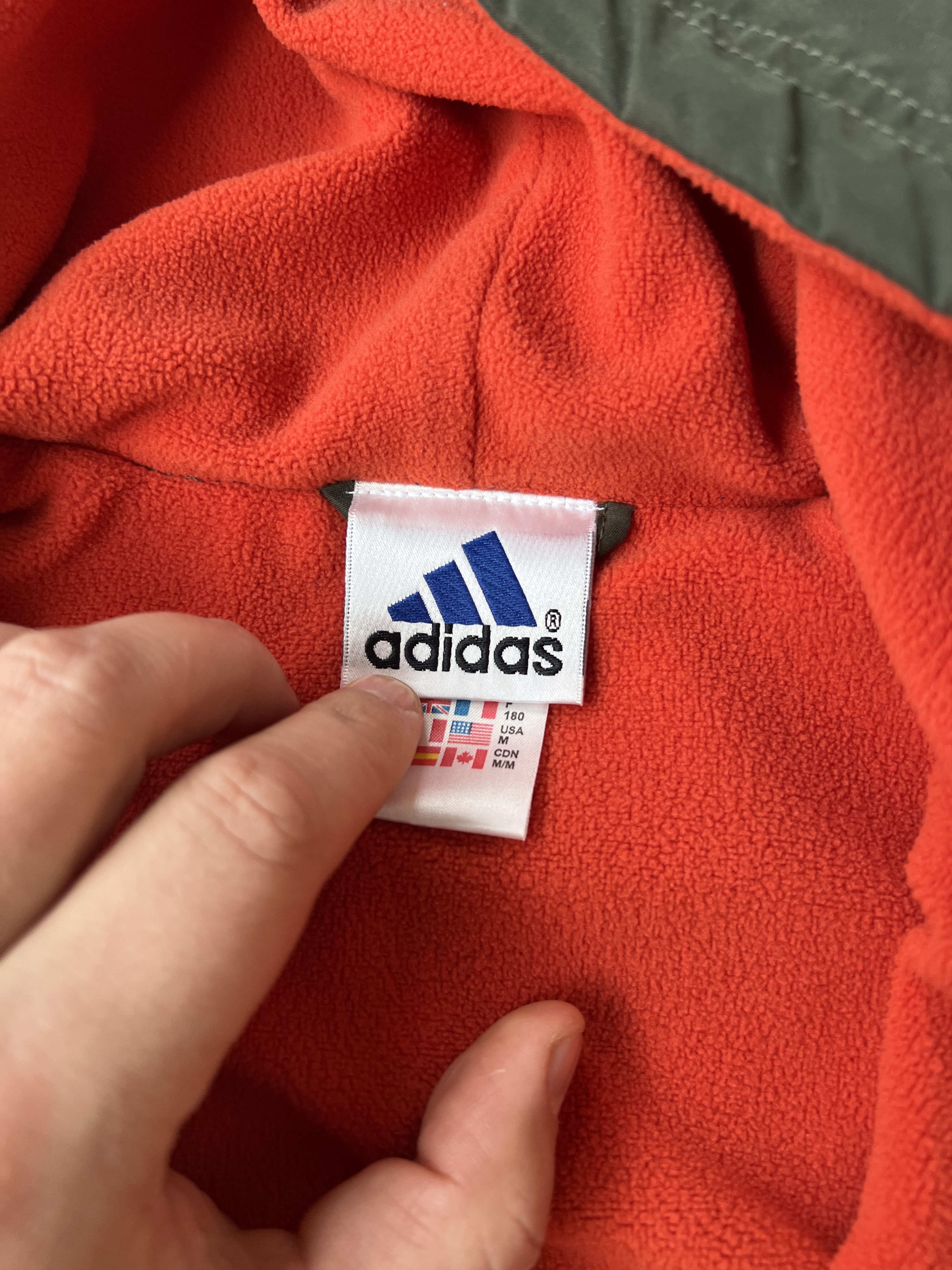 Adidas Vintage Adidas Anorak Khaki Jacket Size US M / EU 48-50 / 2 - 4 Thumbnail