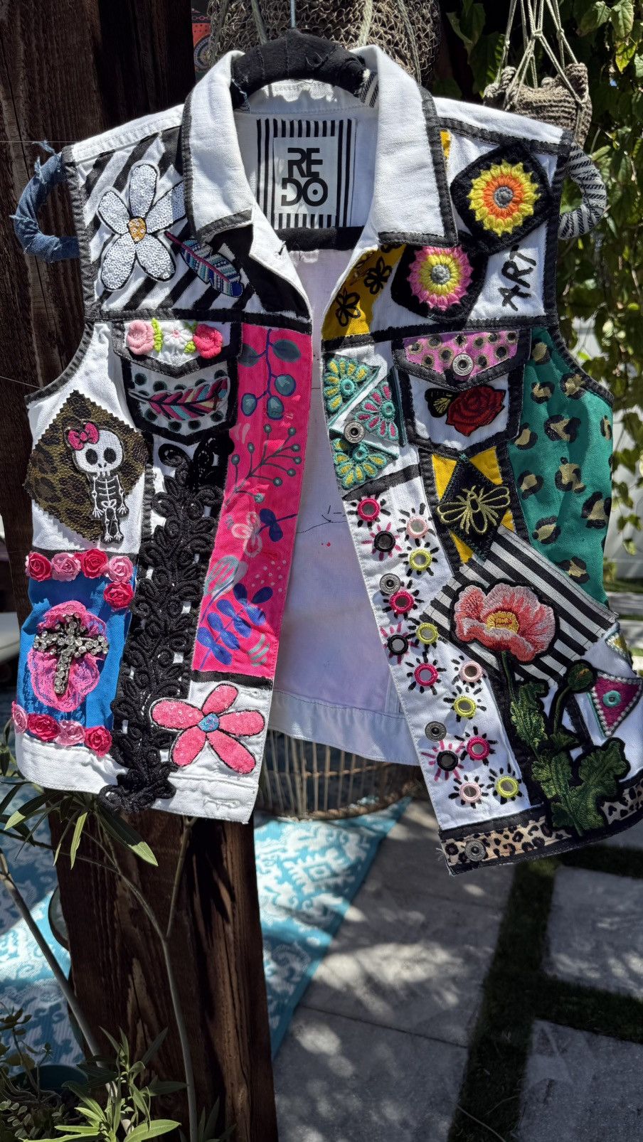 Other White denim vest Viva La Arte Size S / US 4 / IT 40 - 8 Thumbnail