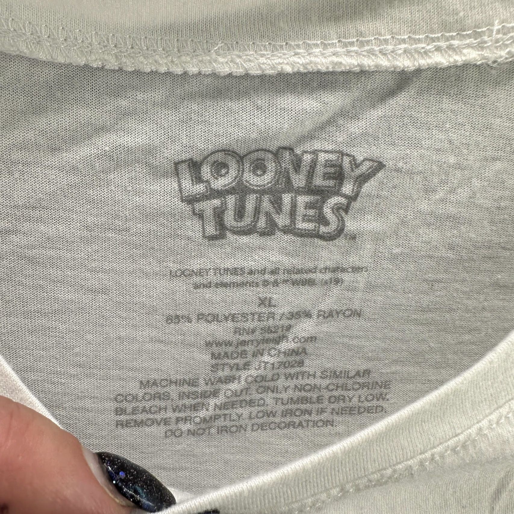 Vintage Looney Tunes Shirt Womens XL Cartoon Japanese Graphic Tee Bugs Bunny Marvin Size XL / US 12-14 / IT 48-50 - 7 Thumbnail