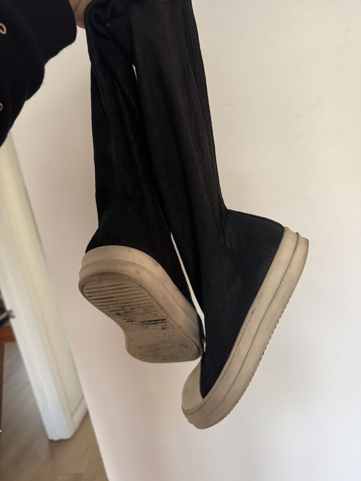 Rick Owens Blistered Lamb sock ramones Size US 11 / EU 44 - 4 Thumbnail