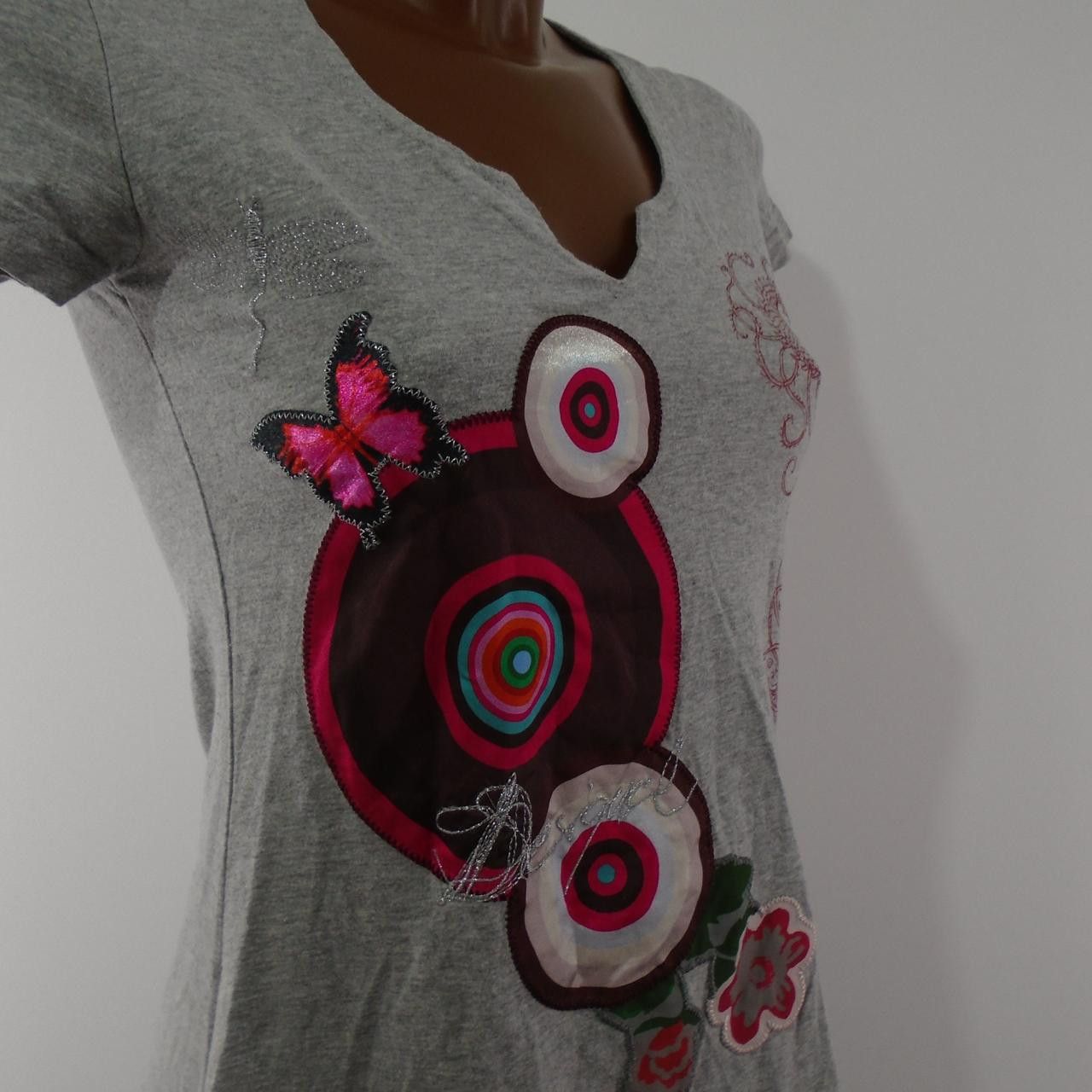 Desigual Women's T-Shirt Desigual Size S / US 4 / IT 40 - 7 Thumbnail