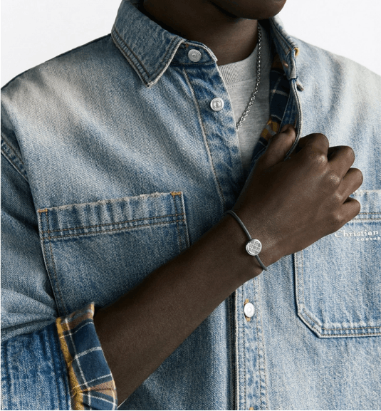 Dior o1w1db11025 513D59 Overshirt with Checkered Interior in Blue Size US S / EU 44-46 / 1 - 6 Thumbnail