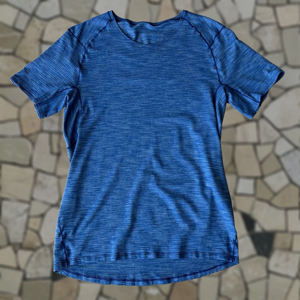 Lululemon Lululemon Performance Blue Crew Shirt Short Sleeve Men's Medium Size US M / EU 48-50 / 2 - 1 Thumbnail