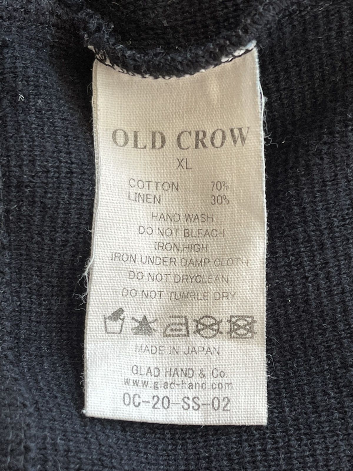 Japanese Brand Old Crow Speed Shop Glad Hand Belly Tank Knit Blouson Jacket Size US XL / EU 56 / 4 - 10 Thumbnail