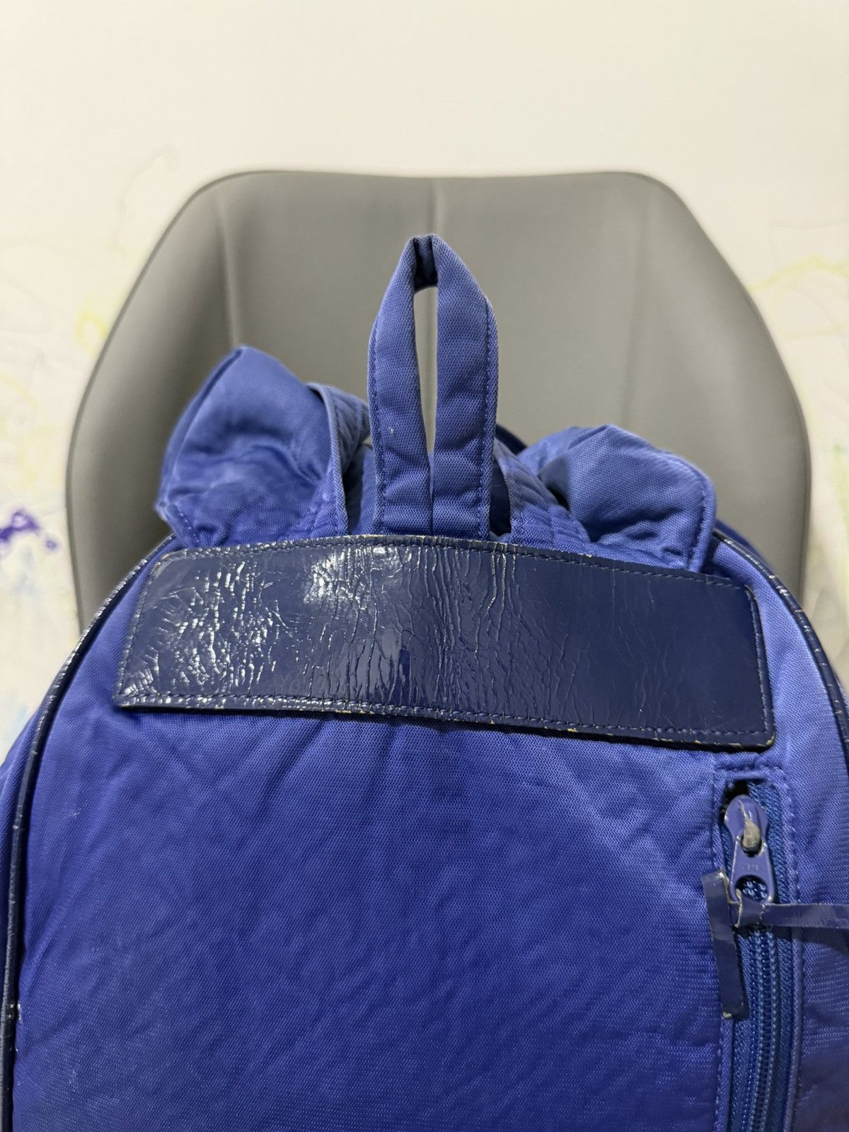 Issey Miyake × Japanese Brand × Vintage RARE Vintage Issey Miyake Japanese Brand Blue Large Backpack Size ONE SIZE - 5 Thumbnail