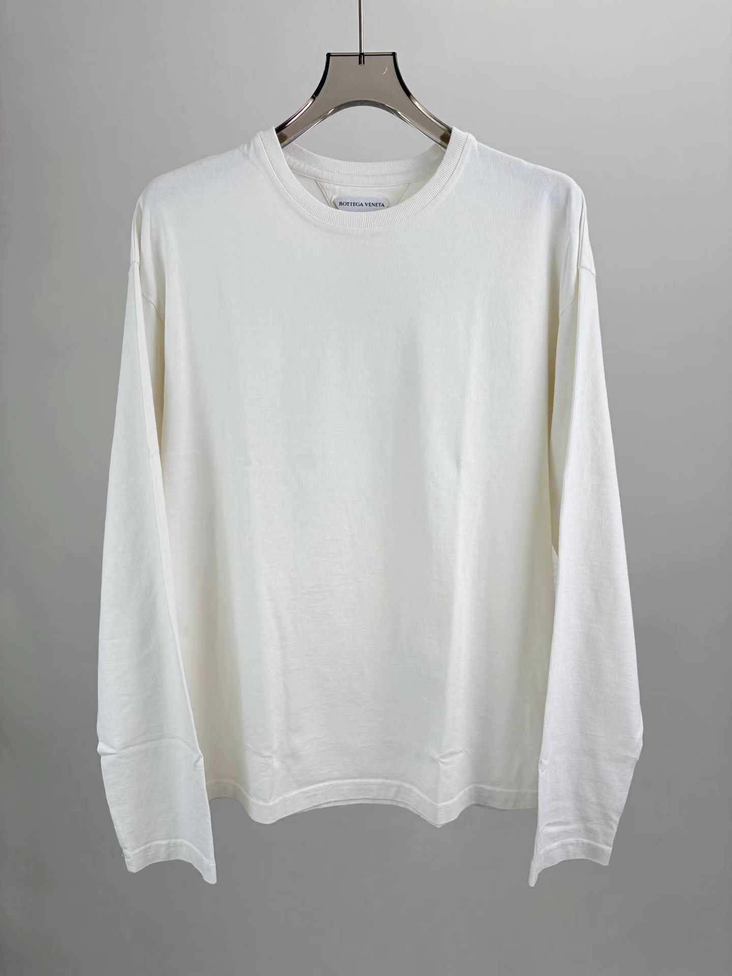 Bottega Veneta Bottega Veneta White Long Sleeve Shirt K1 Size US XL / EU 56 / 4 - 1 Thumbnail
