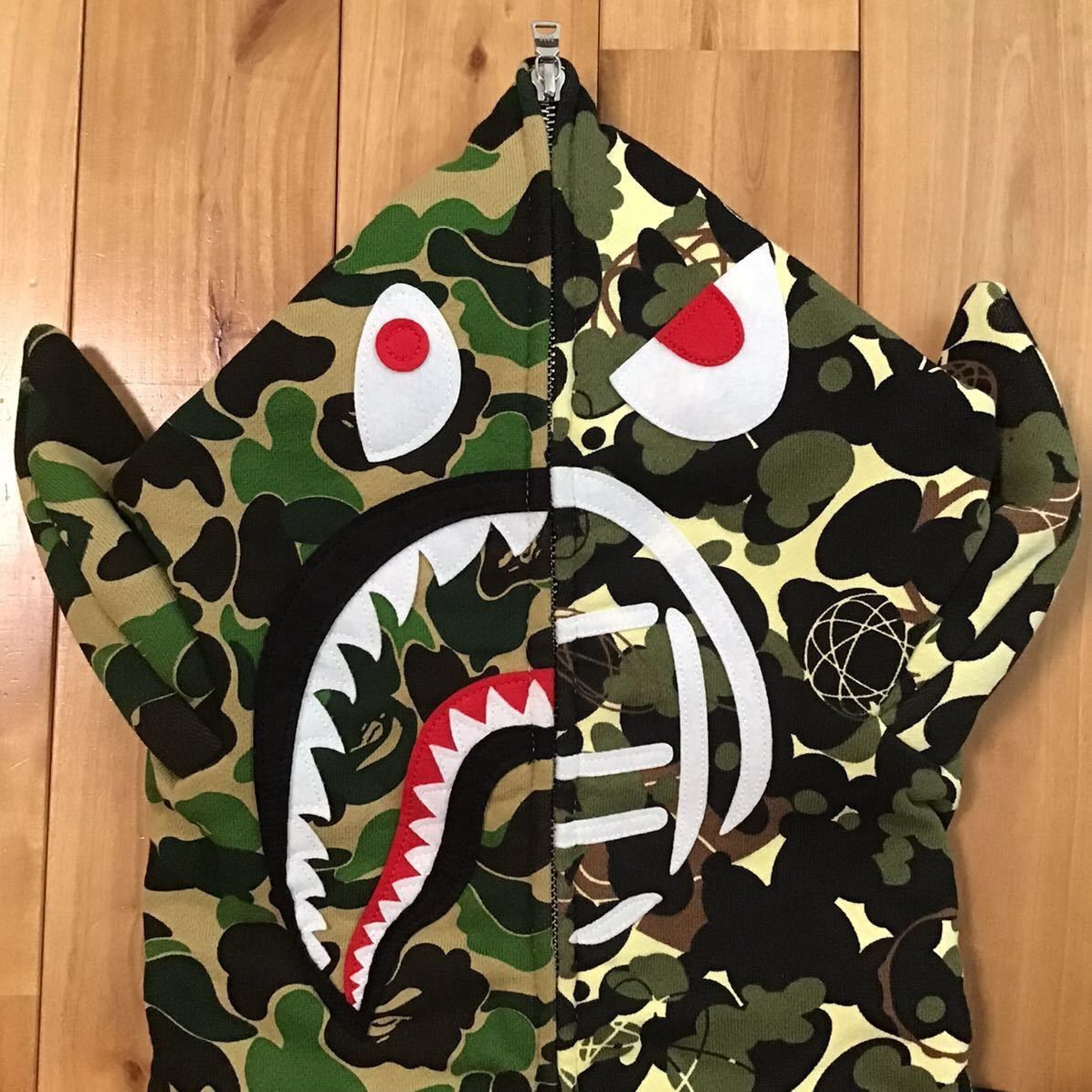 Bape BAPE × UNKLE ABC camo Shark full zip hoodie a bathing ape Size US M / EU 48-50 / 2 - 2 Thumbnail