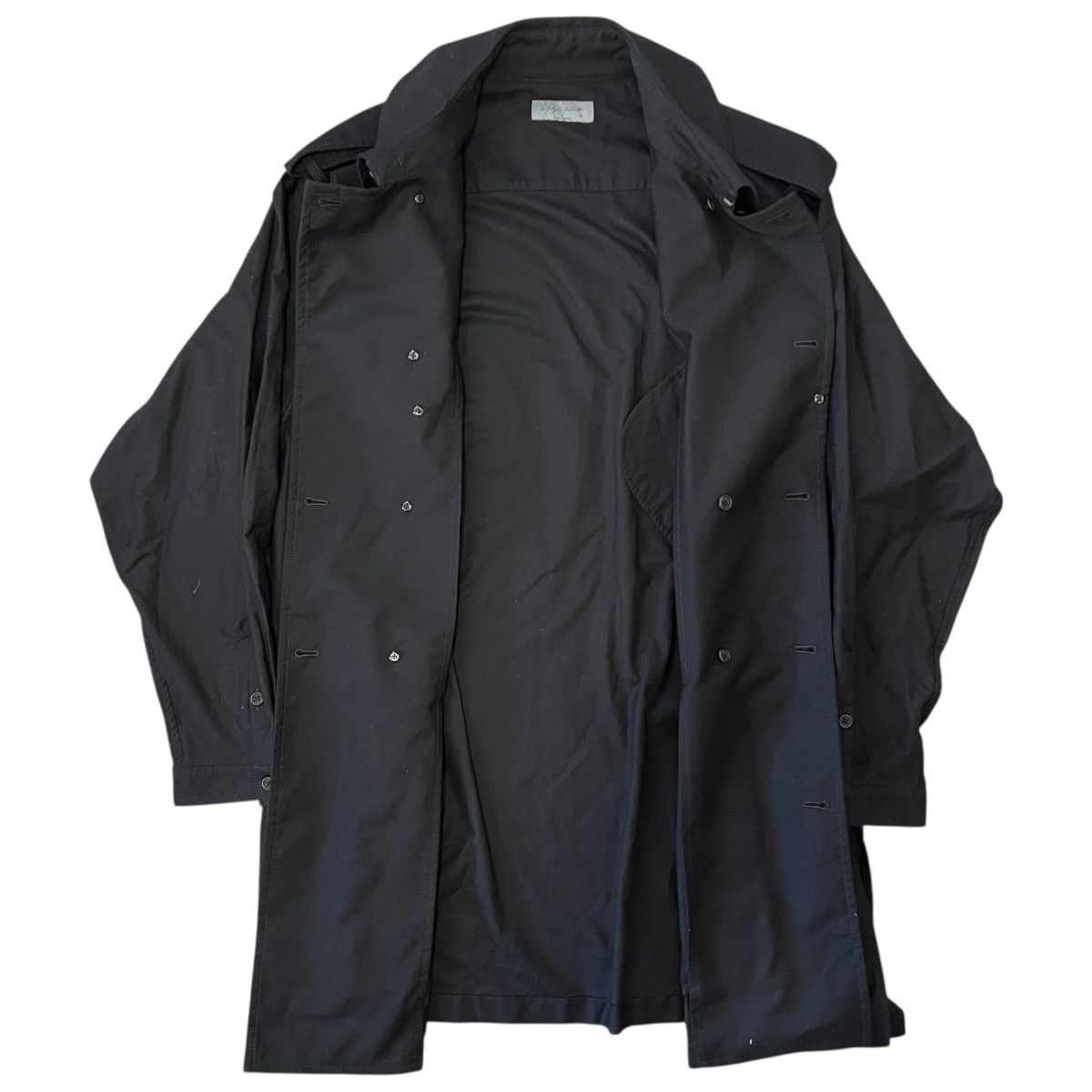 Yohji Yamamoto YOHJI YAMAMOTO POUR HOMME 2024SS Cotton Twill Trench Blouson Size US S / EU 44-46 / 1 - 3 Thumbnail