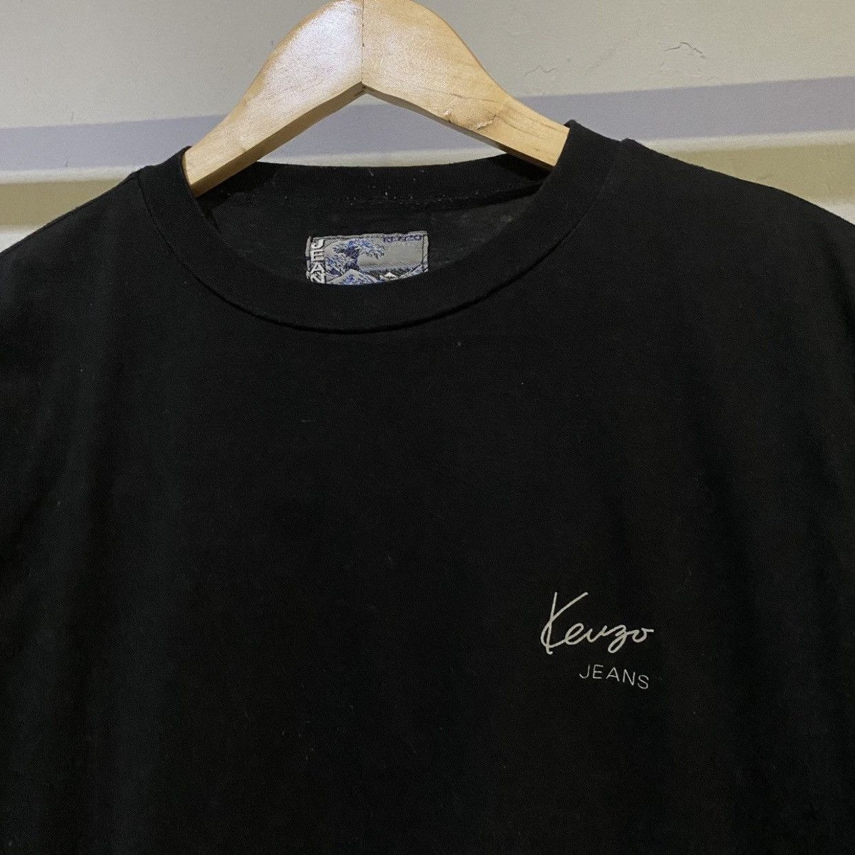 Japanese Brand × Kenzo Vintage Kenzo Jeans Simple tee shirt single stitch Size US M / EU 48-50 / 2 - 3 Thumbnail