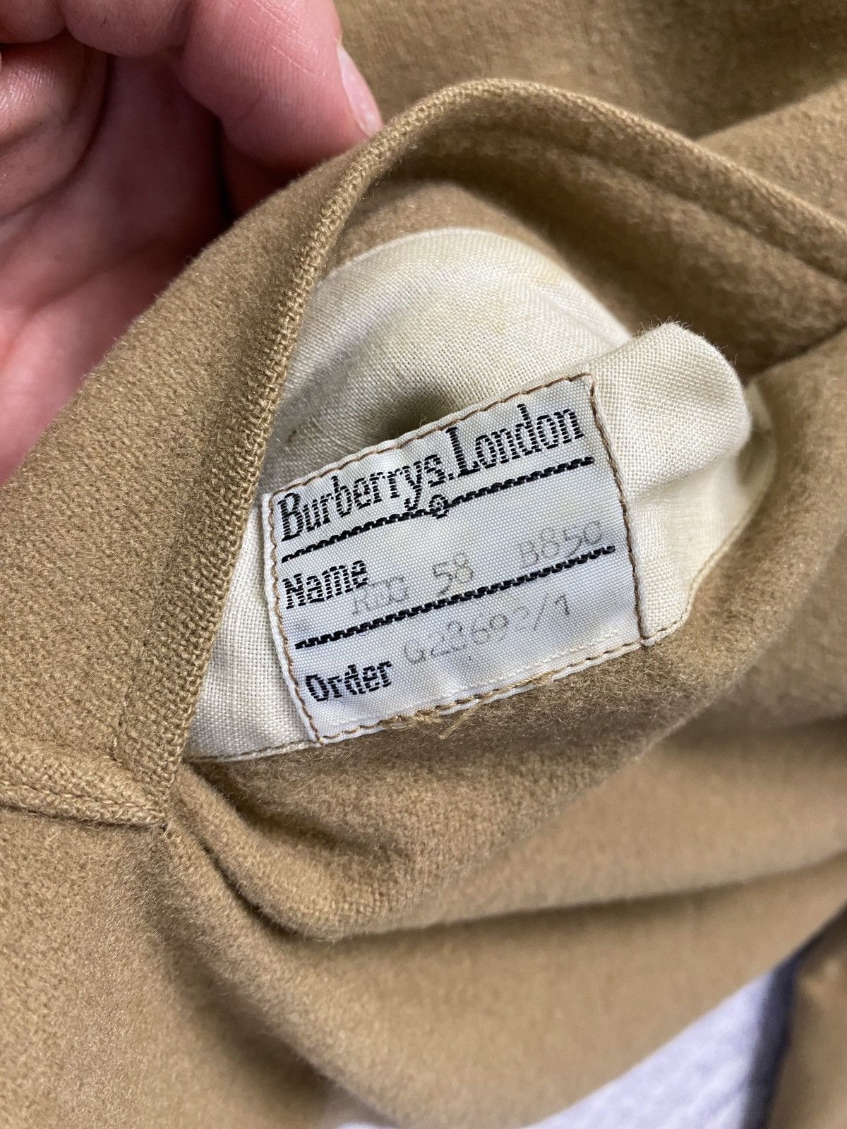 Burberry × Vintage Vintage Burberrys Prorsum Alpaca Wool Bomber Jacket Rare Size US L / EU 52-54 / 3 - 16 Thumbnail