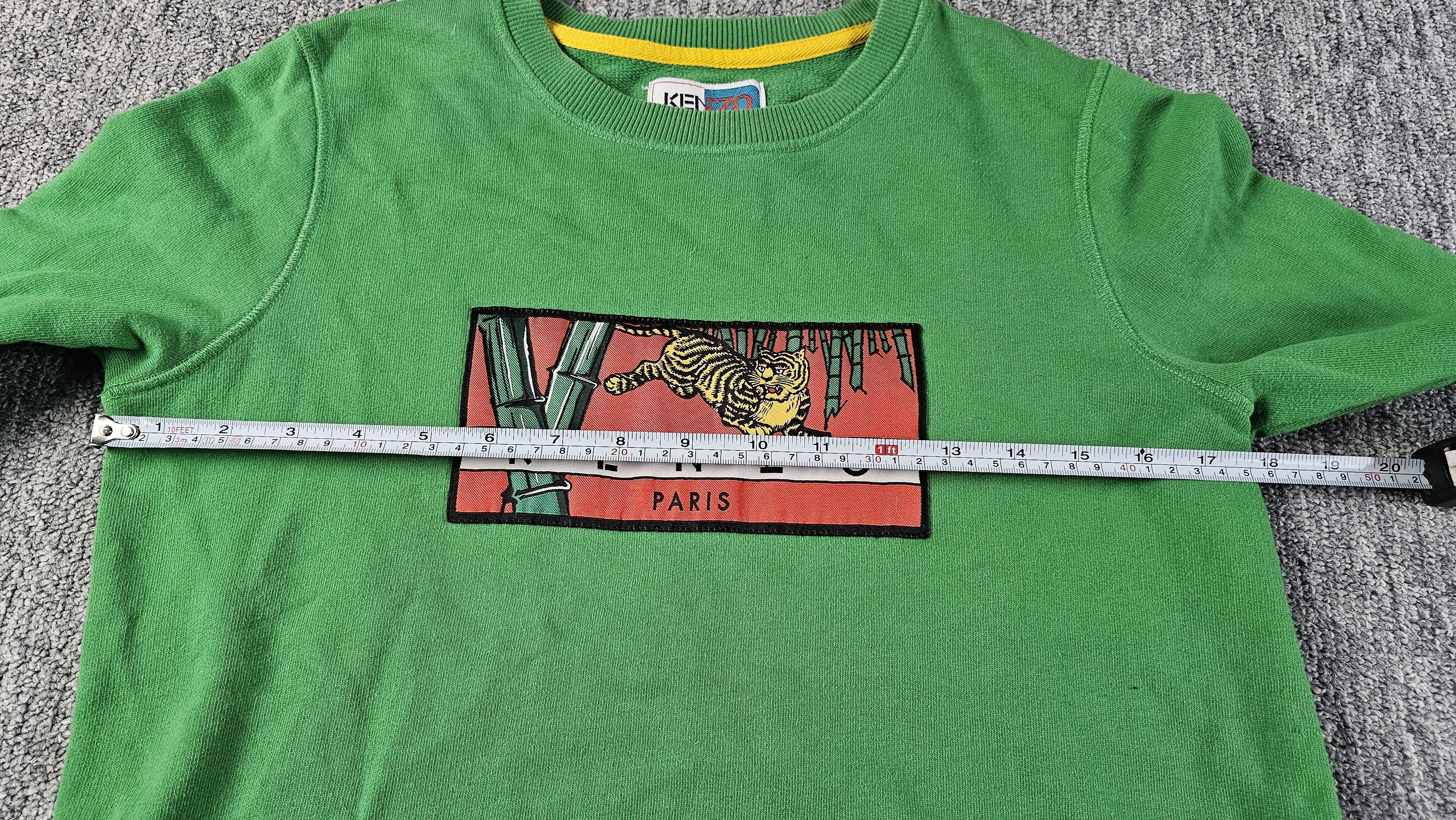 Kenzo Kenzo Paris Sweatshirt Men S Green Memento Collection 2 Logo Size US S / EU 44-46 / 1 - 8 Thumbnail