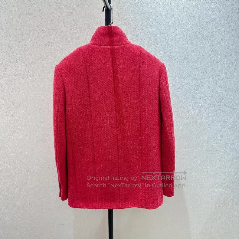 Chanel Chanel Equestrian series raspberry pink wool soft tweed do Size XS / US 0-2 / IT 36-38 - 2 Thumbnail