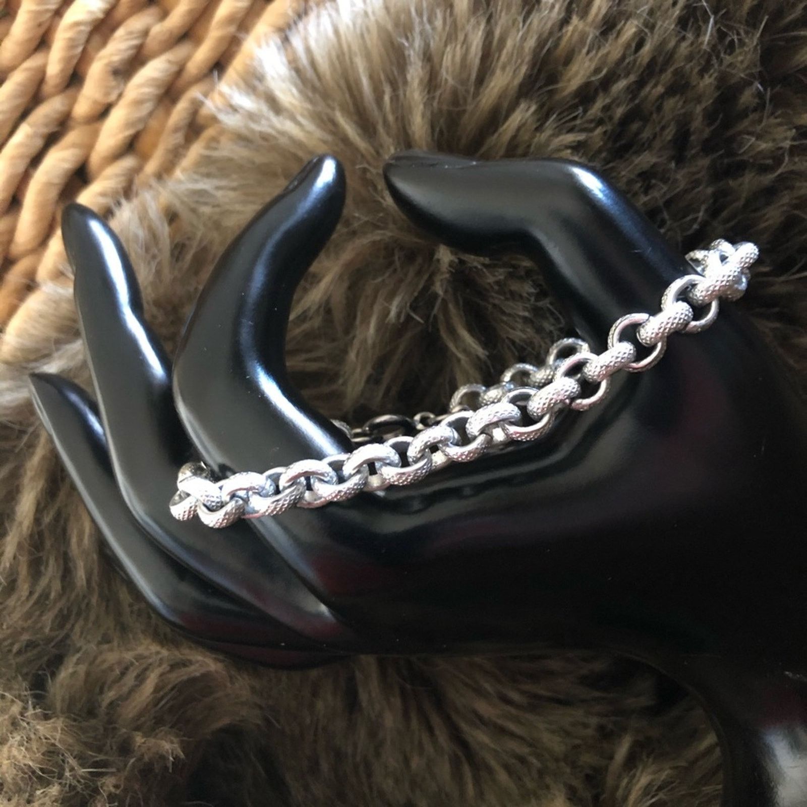 Vintage Vintage Sarah Coventry aluminum link bracelet Size ONE SIZE - 3 Thumbnail