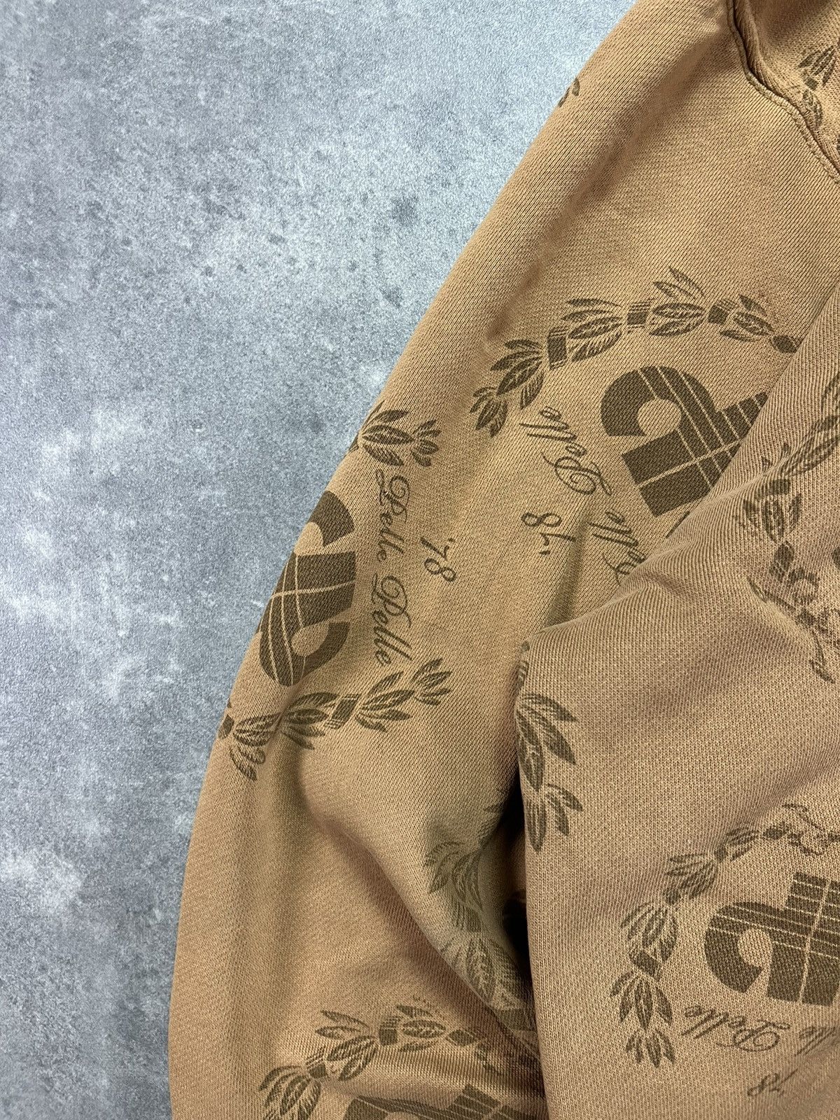 Pelle Pelle 00s Pelle Pelle Embroidered Multilogo Baggy Heavy Zip Hoodie Size US XXL / EU 58 / 5 - 13 Thumbnail