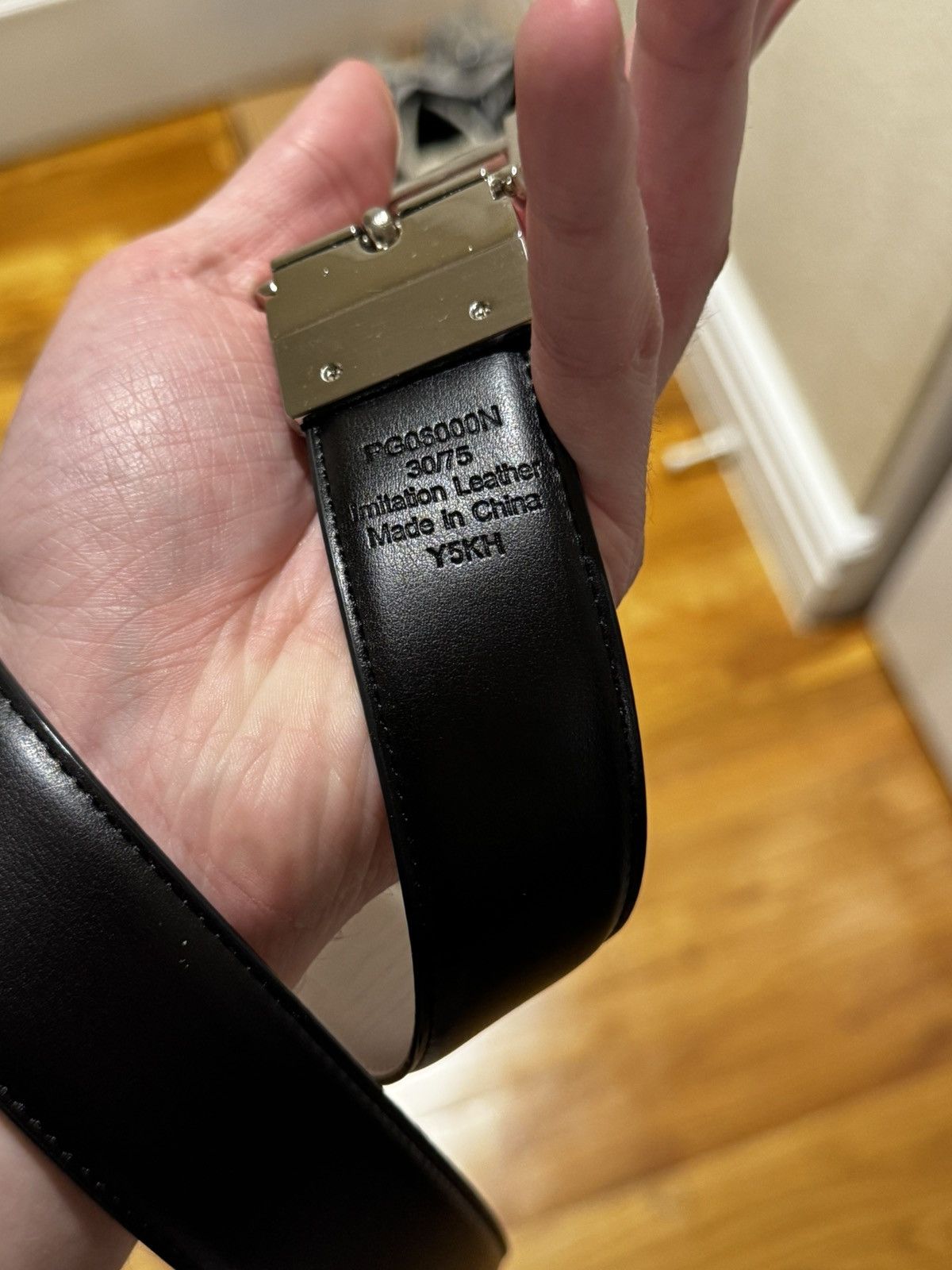 Vintage Reversible Black/White belt Size 30 - 1 Thumbnail