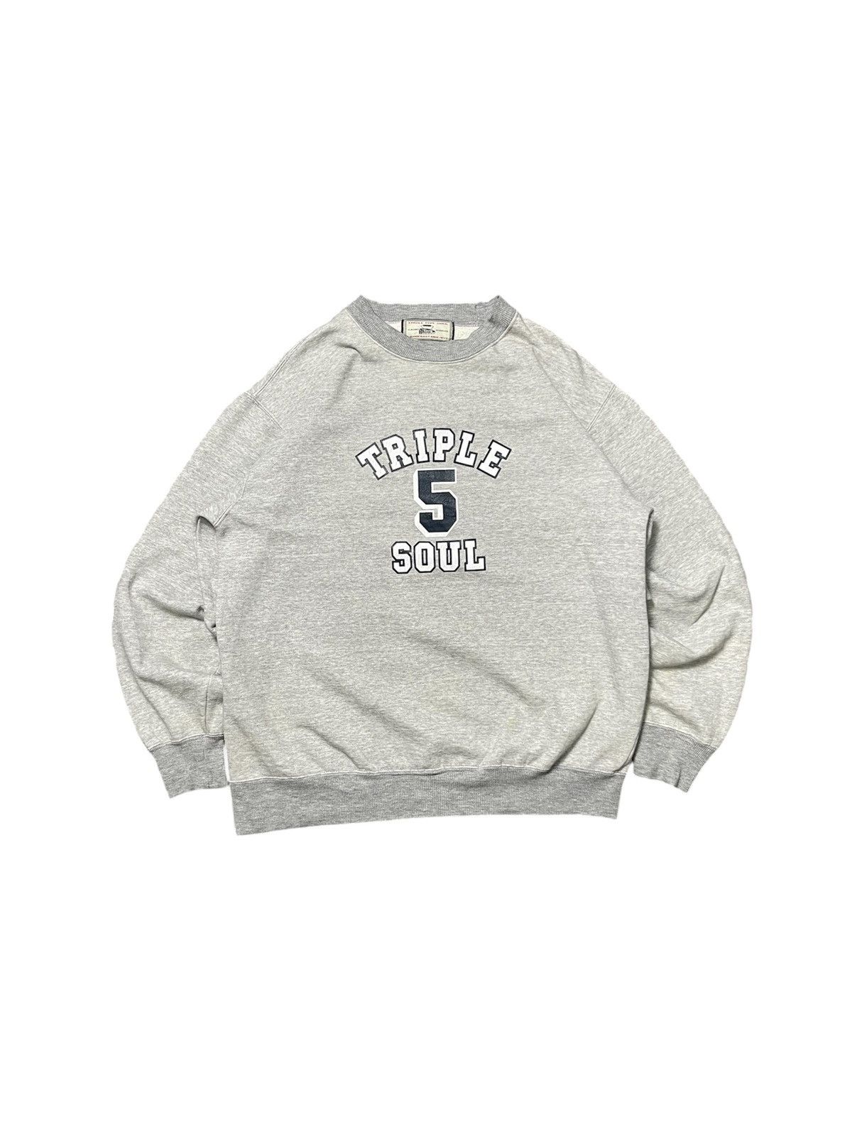 Triple 5 Soul 90s TRIPLE FIVE SOUL BIG LOGO PRINT CREWNECK Size US L / EU 52-54 / 3 - 1 Thumbnail