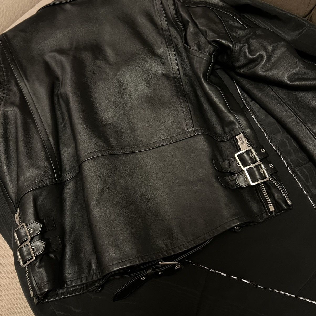Celine Celine Leather Jacket Size US L / EU 52-54 / 3 - 6 Thumbnail