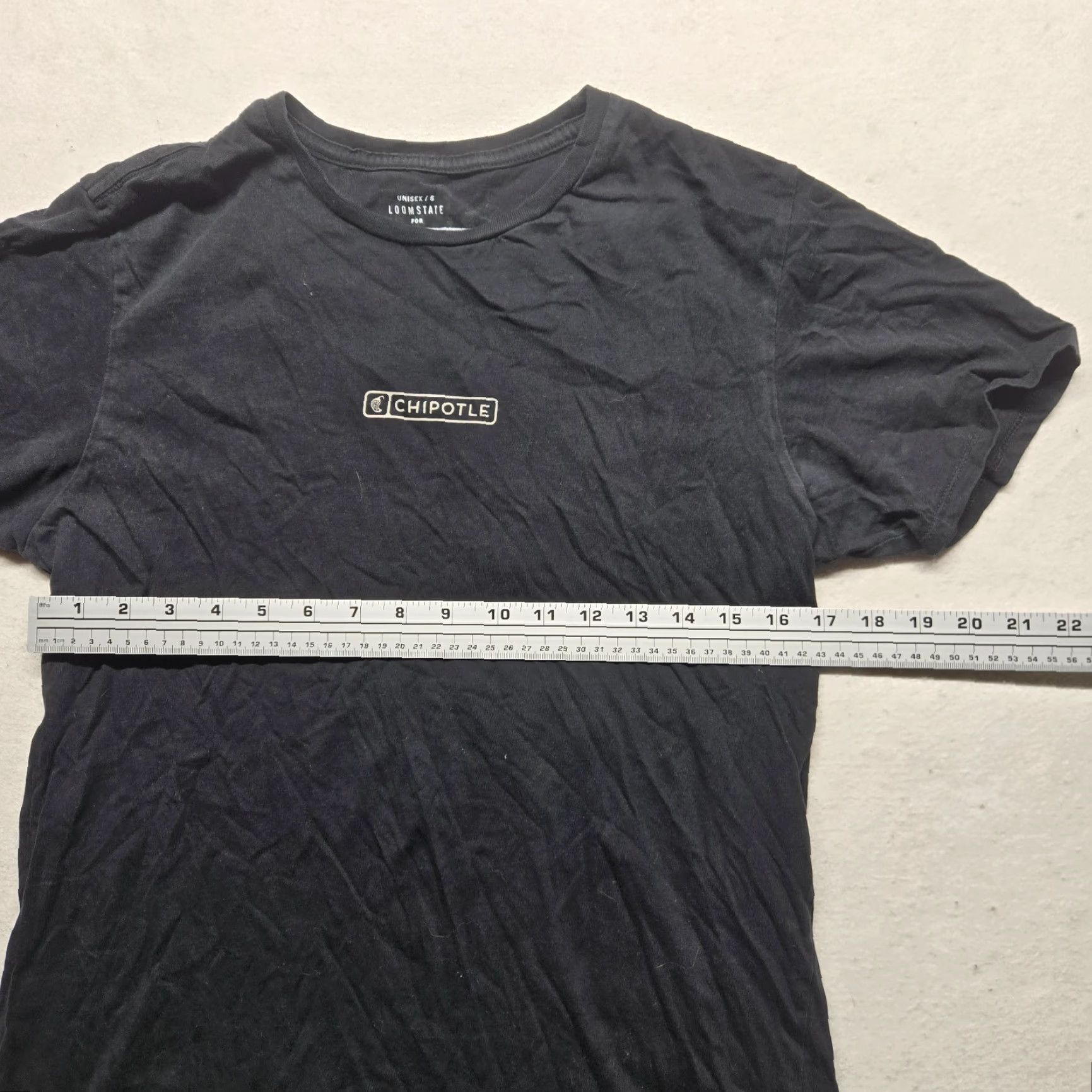 Vintage Chipotle Shirt Black S Small - Real Ingredients In Our Food Graphic Tee Mens Shirt 2010s 90s Theme Size US S / EU 44-46 / 1 - 5 Thumbnail