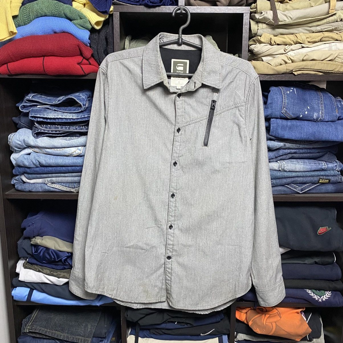 G-Star Vintage G-Star Raw y2k streetwear designer outdoor shirt Size US L / EU 52-54 / 3 - 1 Thumbnail