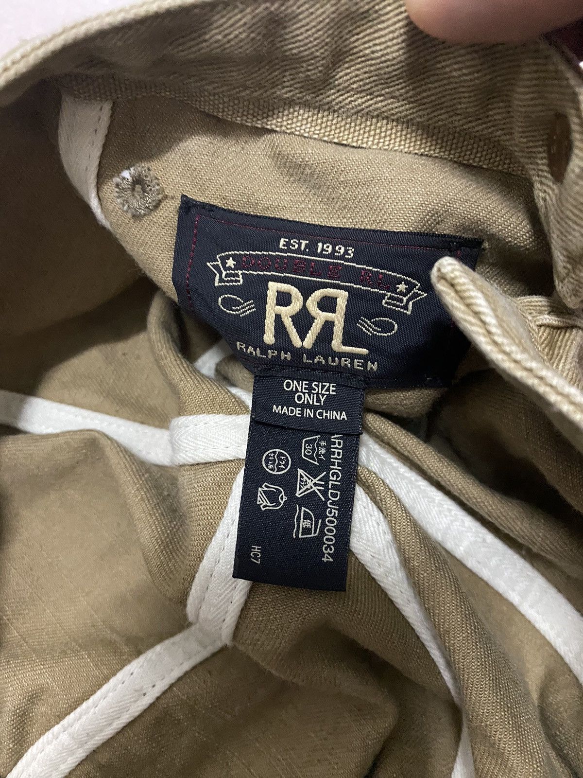 Polo Ralph Lauren Vintage Rare Double Ralph Lauren denim canvas Size ONE SIZE - 9 Thumbnail