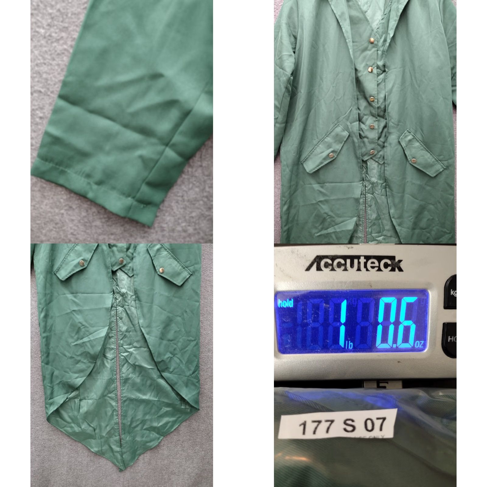 Vintage VINTAGE H&ZY Men's Steampunk Tailcoat Jacket Gothic Victorian Green M Shirt Size M / US 6-8 / IT 42-44 - 8 Thumbnail