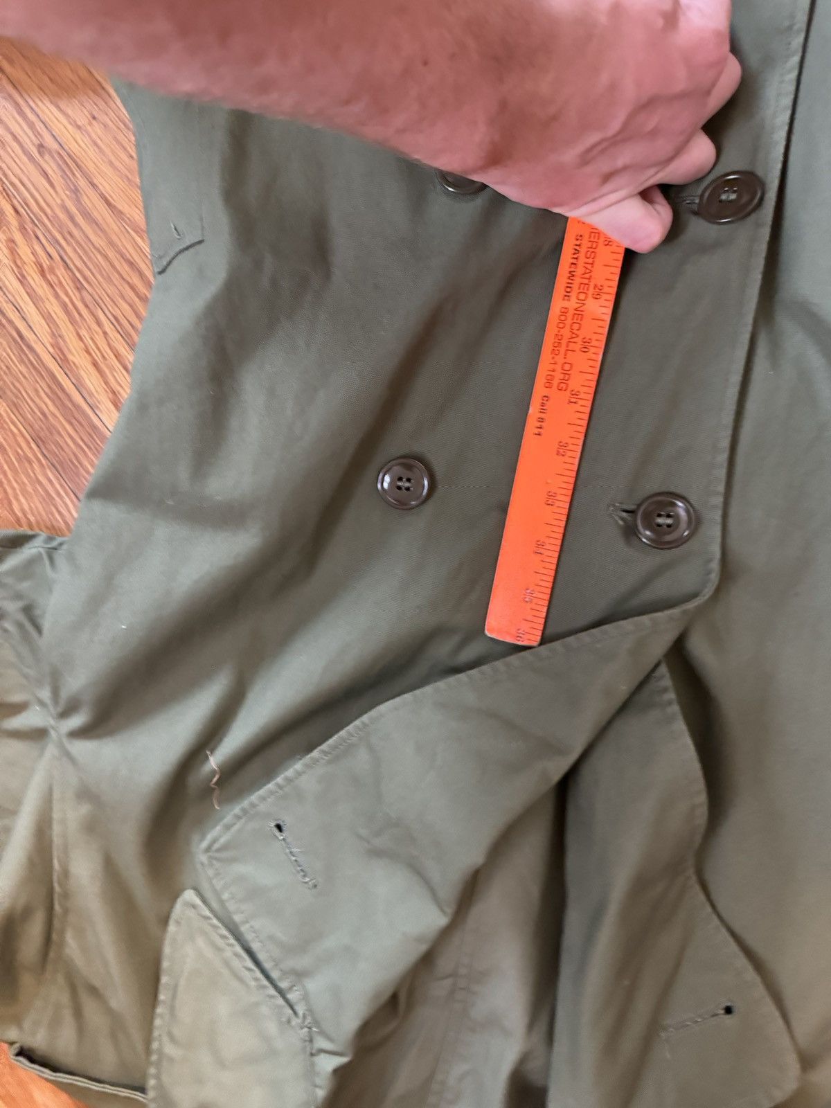 Vintage Vintage Army Trench Coat Size US M / EU 48-50 / 2 - 11 Thumbnail