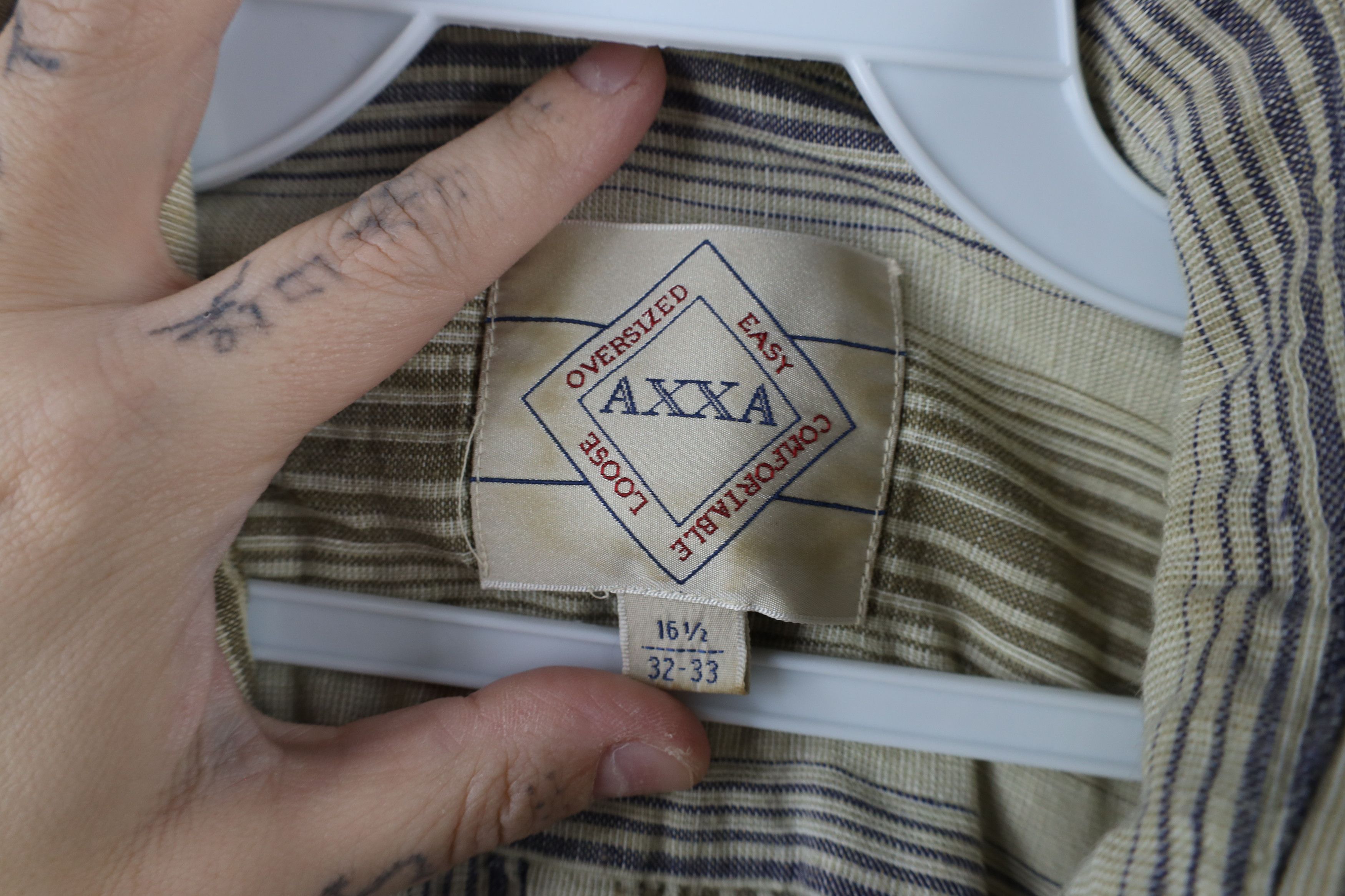 Vintage Vintage 90s Streetwear Baggy Fit Striped Button Down Shirt Size US M / EU 48-50 / 2 - 7 Thumbnail