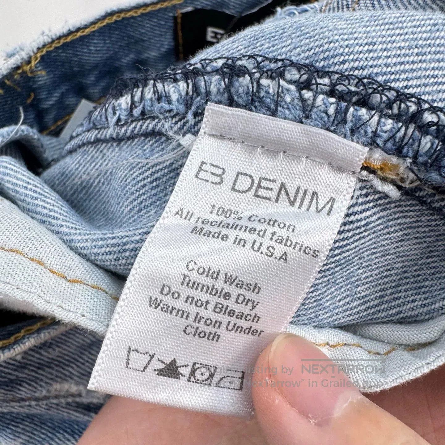 EB Denim EB Denim Deconstructed Denim Shorts. Size 25" / US 0 / IT 36 - 6 Thumbnail
