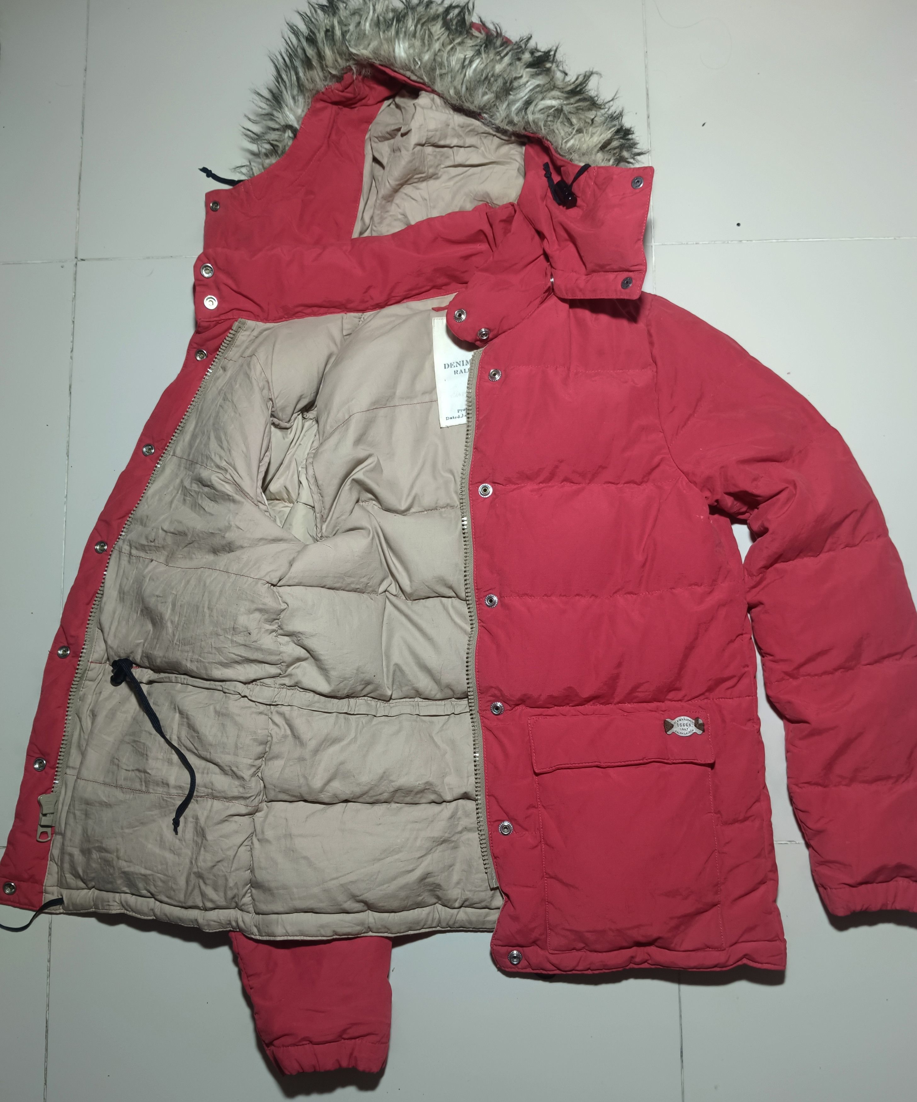Polo Ralph Lauren Vintage Polo Ralph Lauren denim supply down fur jacket Size US S / EU 44-46 / 1 - 3 Thumbnail