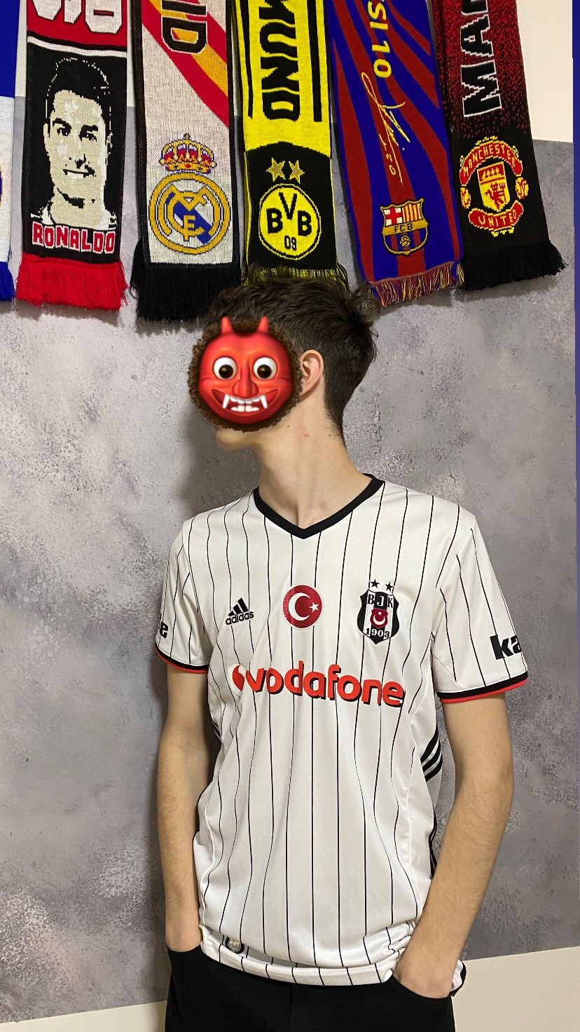 Adidas × Vintage Vintage 2016 Adidas FC Besiktas #99 Martin JR Soccer Jersey Size US L / EU 52-54 / 3 - 1 Thumbnail