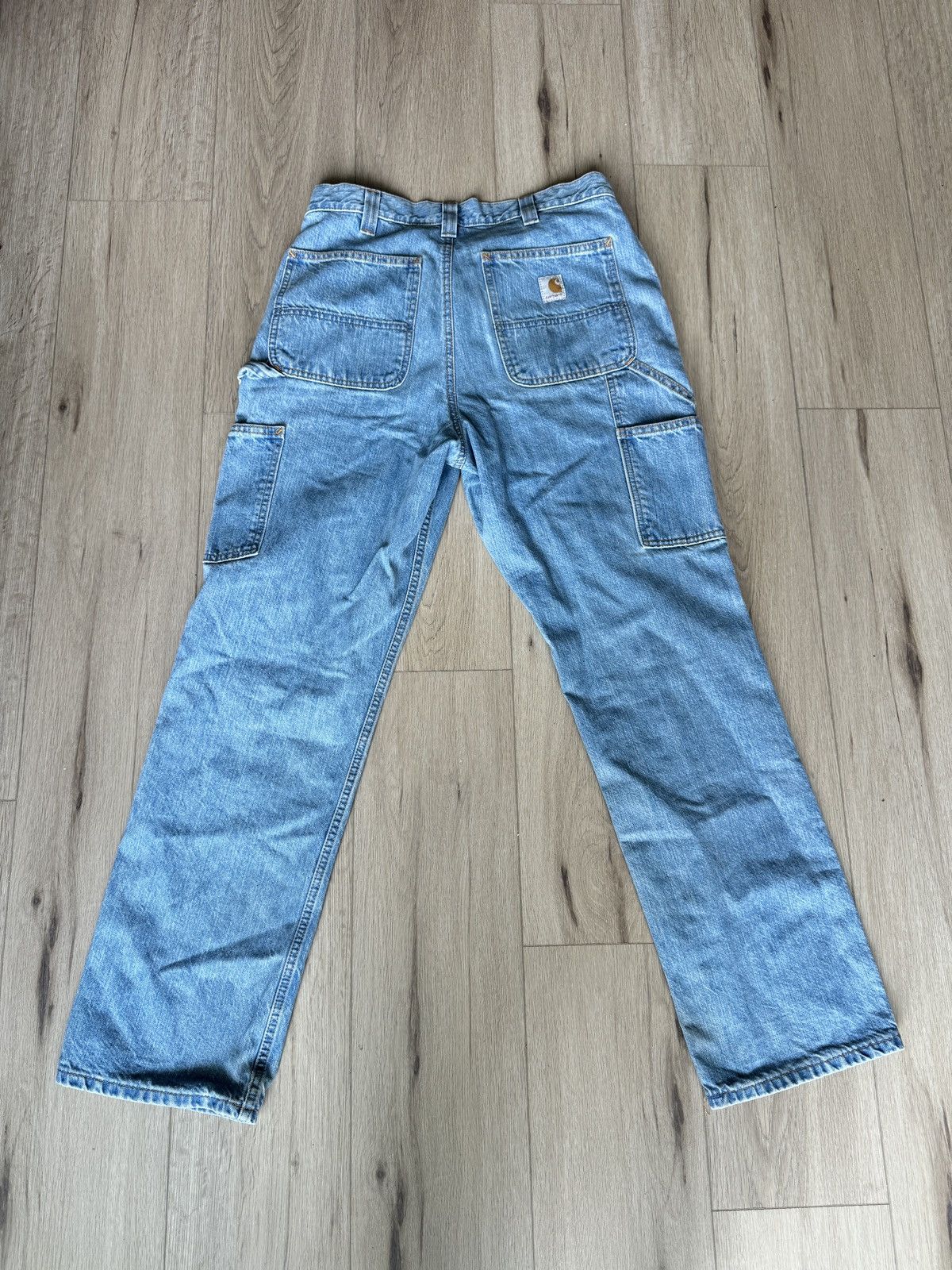 Carhartt Loose Fit Light Wash Carhartt Carpenters Size US 32 / EU 48 - 4 Thumbnail
