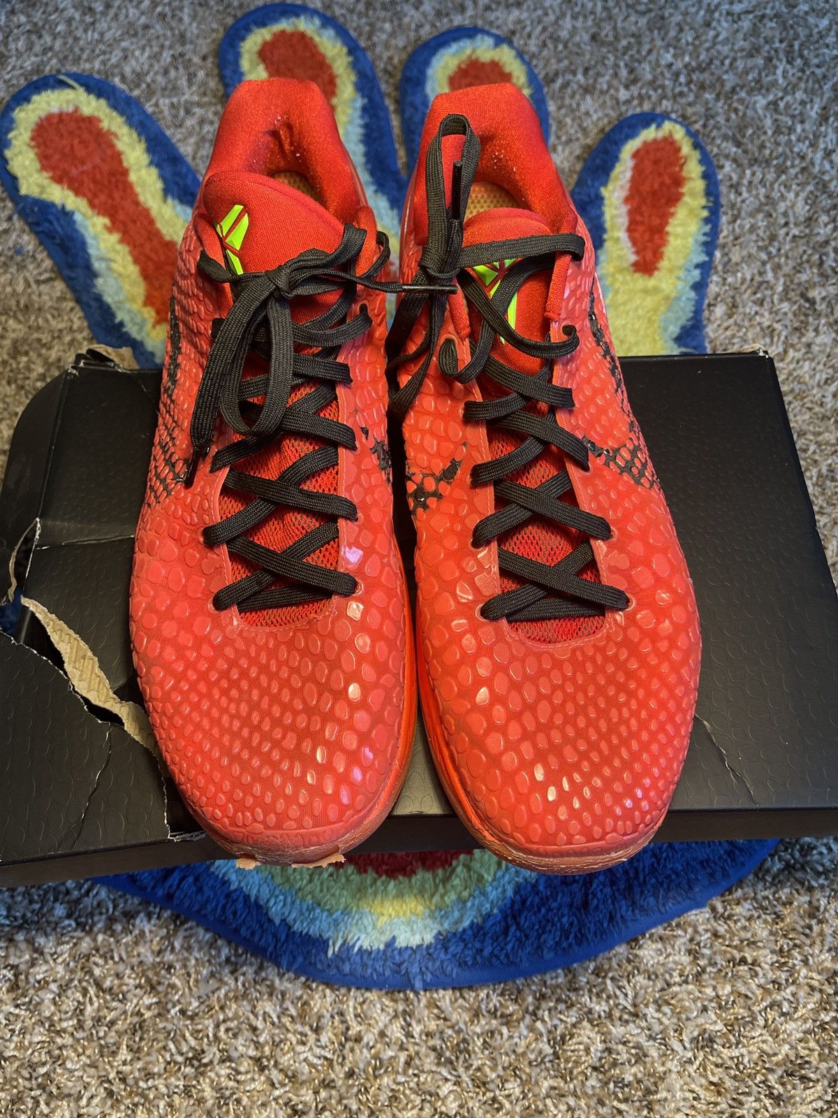 Nike Kobe VI Protro Reverse Grinch Size US 15 / EU 48 - 4 Thumbnail