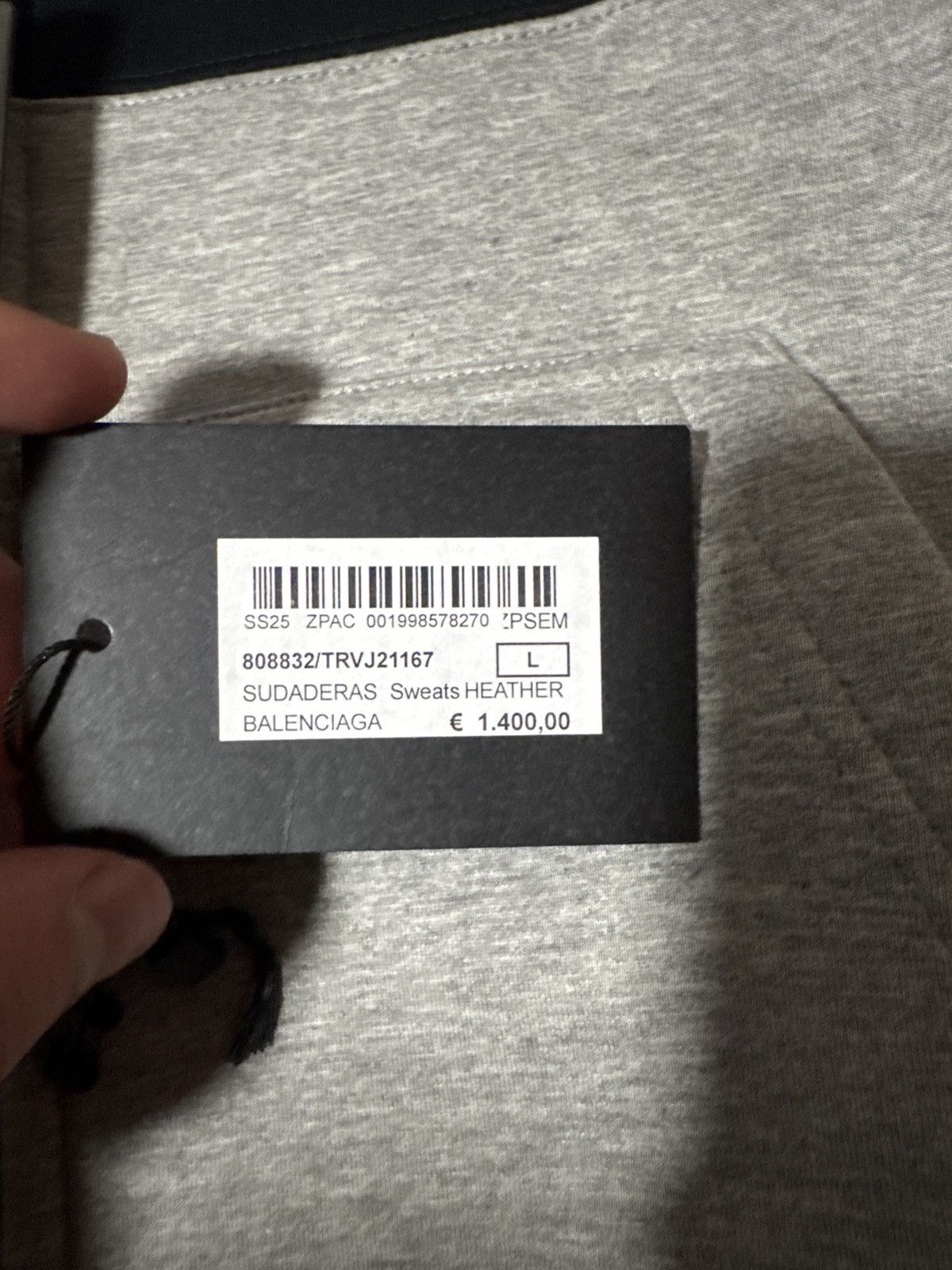 Balenciaga Logo embroidered zipped hoodie Size US L / EU 52-54 / 3 - 8 Thumbnail