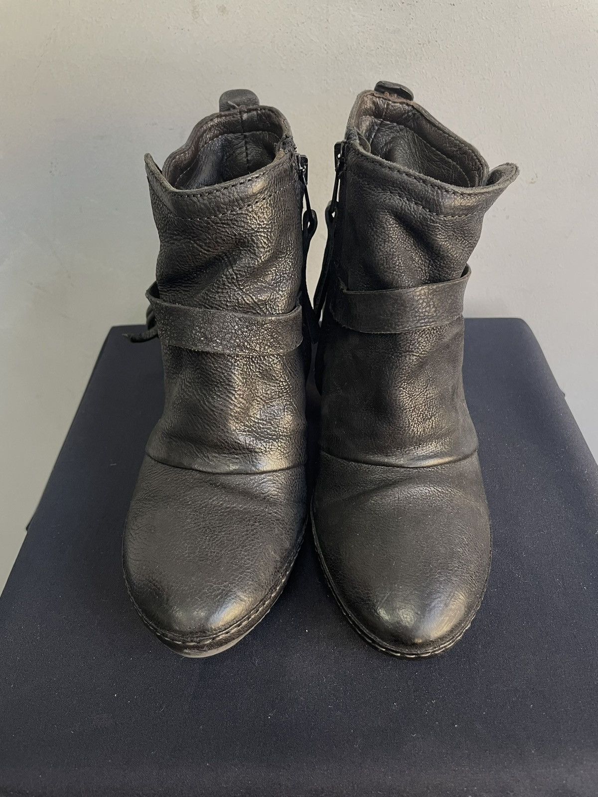 A.S.98 A.S. 98 Archive Airstep Boots Leather Vintage Ankle Heel Size US 7 / IT 37 - 7 Thumbnail
