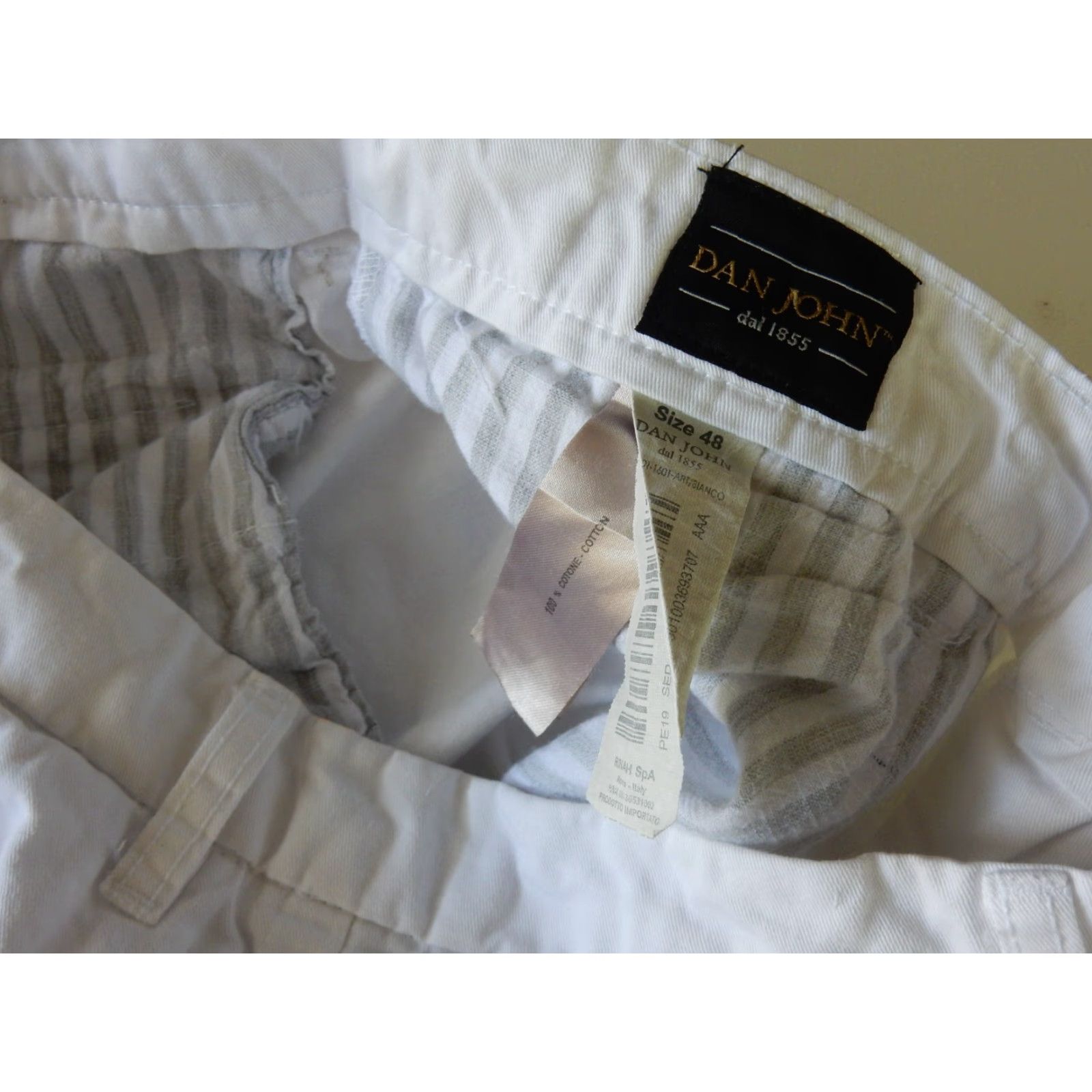 Sean John VINTAGE Dan John Men's Shorts Chino Size 33 White 9" Inseam Size US 33 - 4 Thumbnail