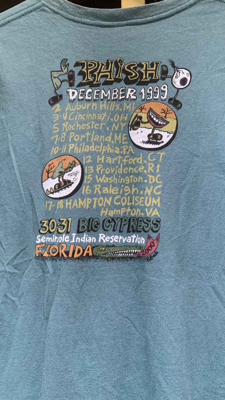 Band Tees PHIS BAND TOUR 1999 Size US XL / EU 56 / 4 - 4 Thumbnail