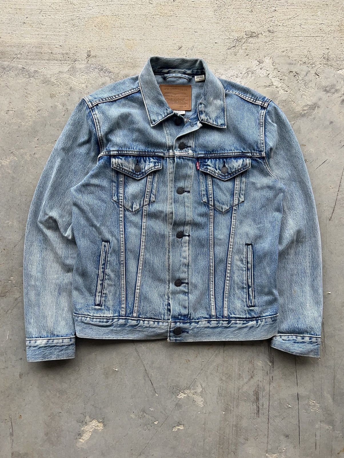 VTG 90s JAPANESE LEVIS LVC BIG E TYPE 3 TRUCKER DENIM JACKET MOD ROCKABILLY 40 M