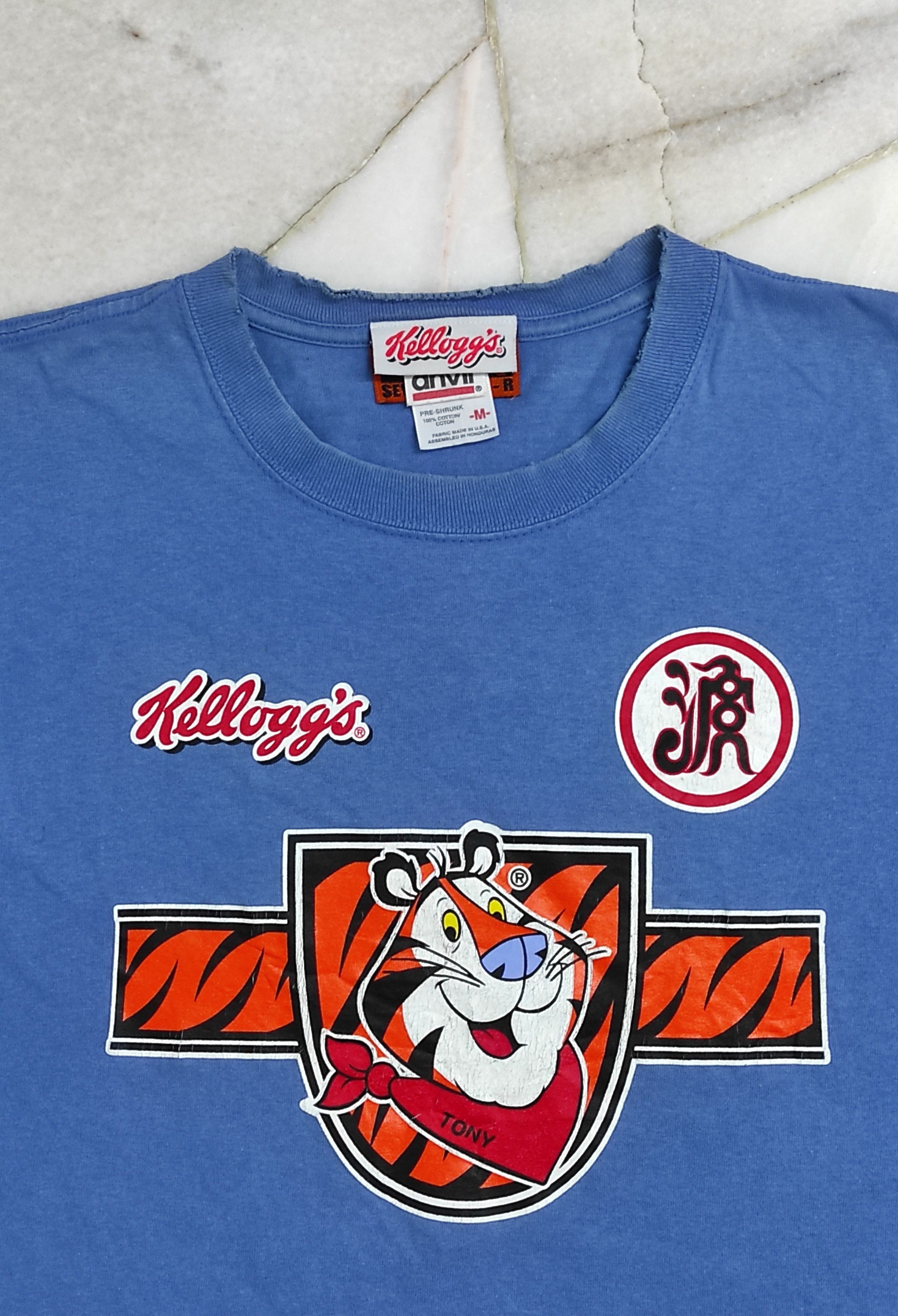 Vintage Vintage 2002 KELLOGG'S TONY Seven Three-R COLLABS TEE Size US M / EU 48-50 / 2 - 6 Thumbnail