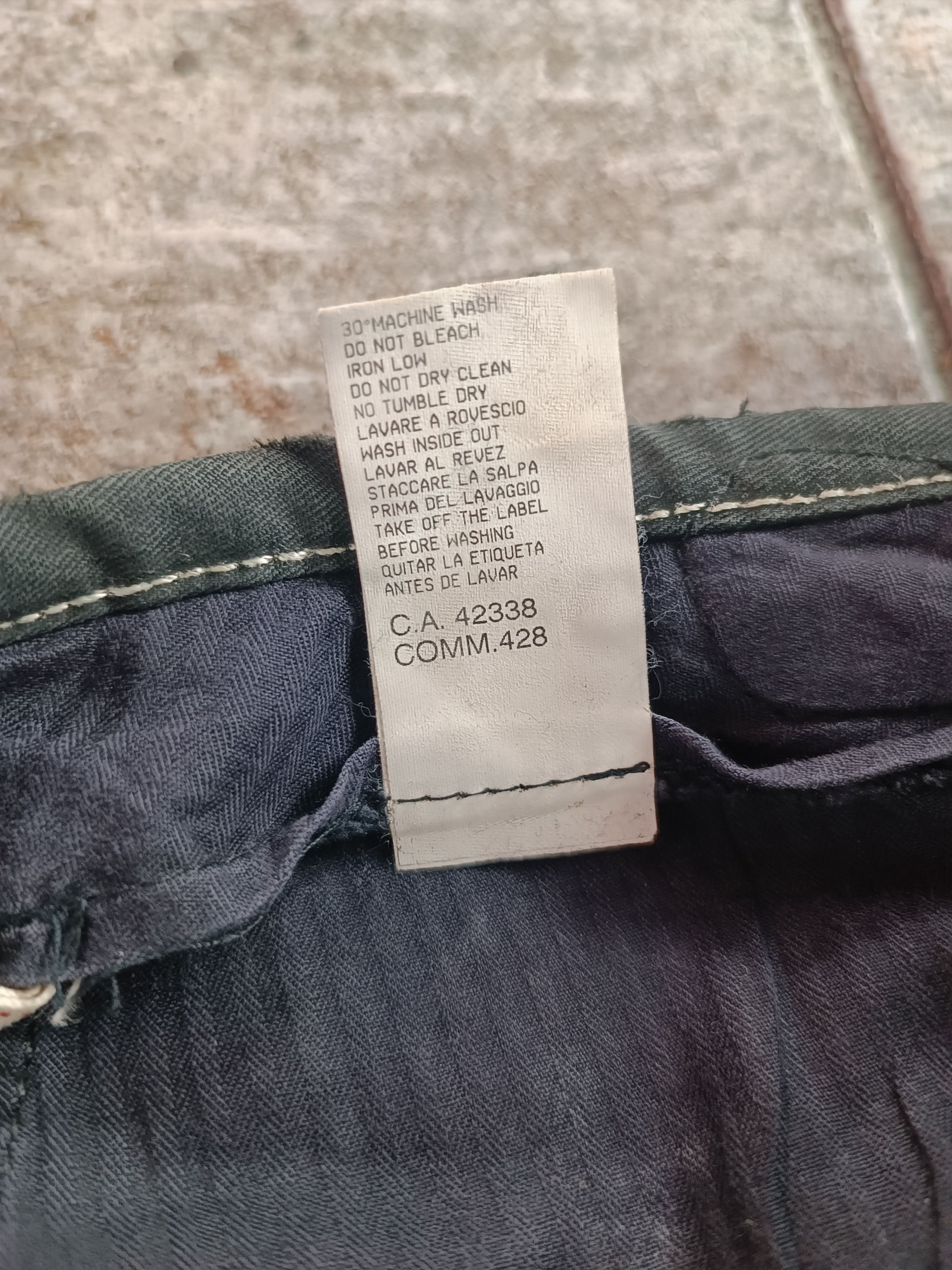 If Six Was Nine bikers jeans RA-RE made in italy Size 29" - 8 Thumbnail