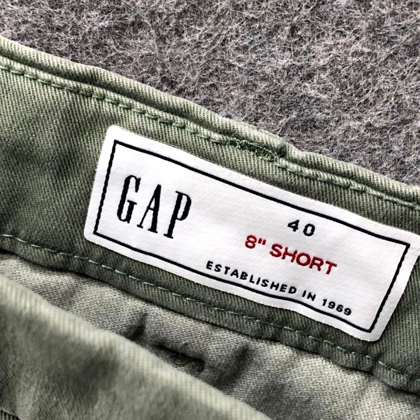 Gap VINTAGE Gap 8'' Chino Shorts Mens 40 Spring Leaf Green Flat Front Stretch Pants Shorts Chino Casual Mens 40 Green Size US 40 / EU 56 - 7 Thumbnail