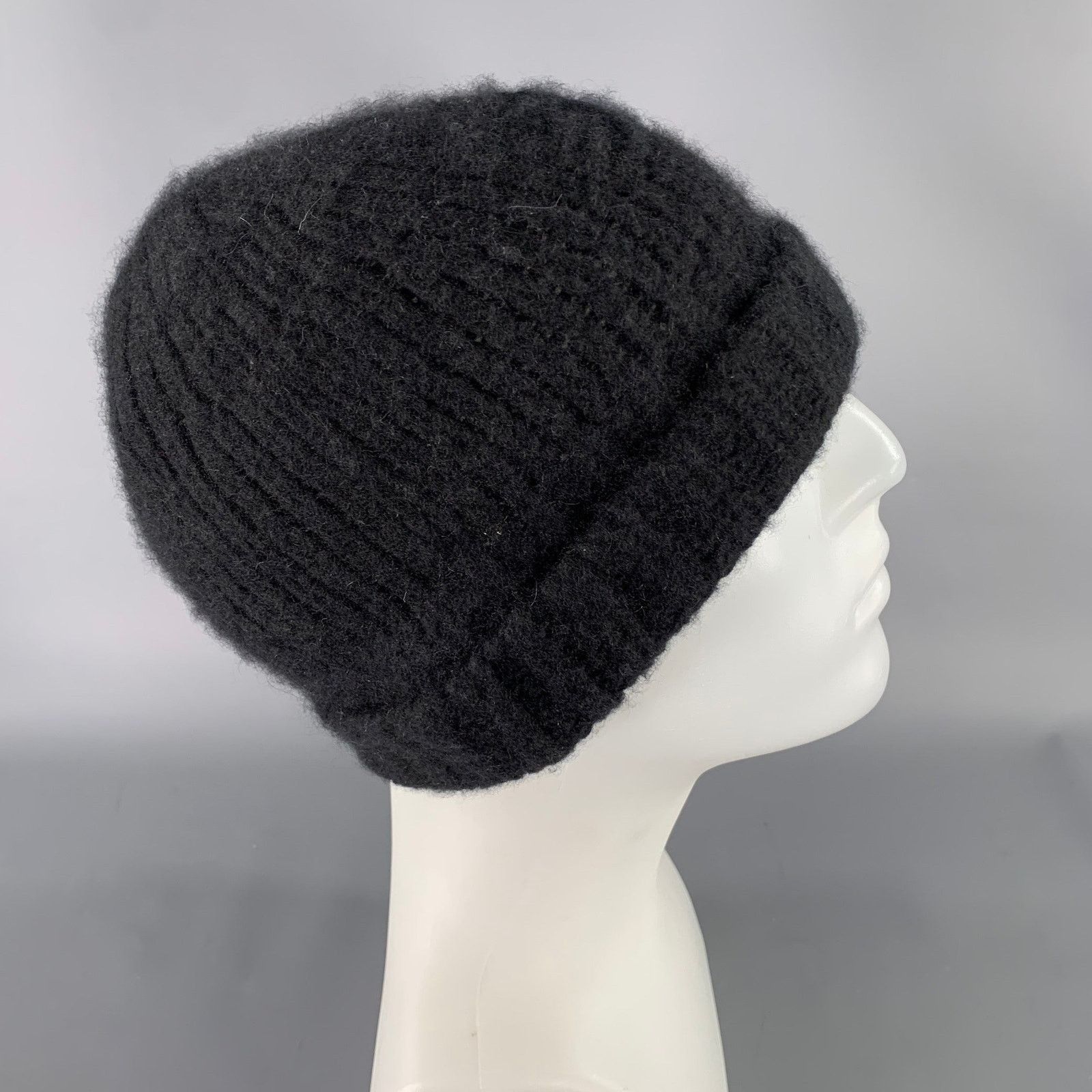 Celine CELINE Size One Size Black Cashmere - Silk Hats Size ONE SIZE - 3 Thumbnail