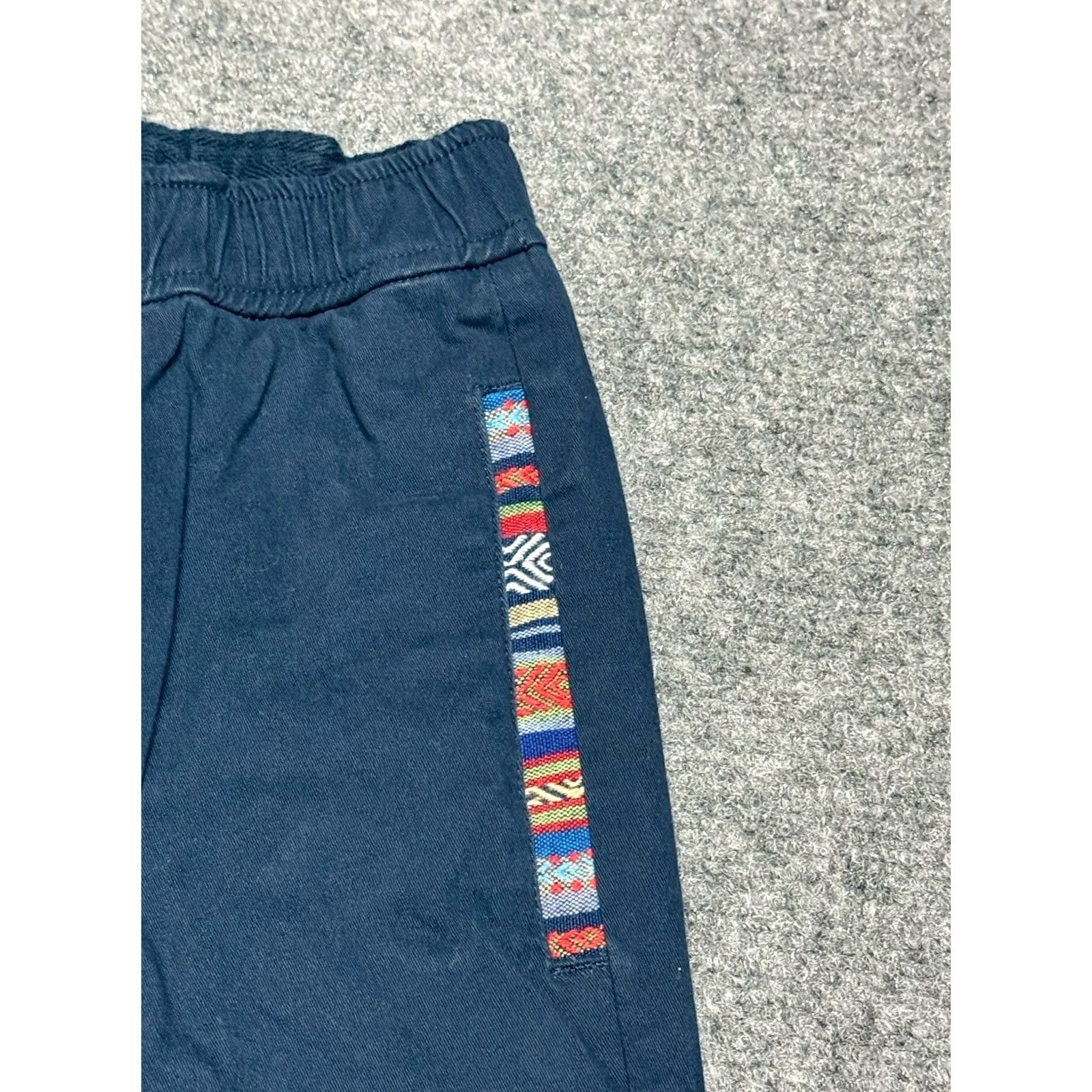 Vintage Wowie Rambler Jogger Pants Mens S Blue Aztec Preppy Summer Outdoor Athletic Size US 29 - 3 Thumbnail