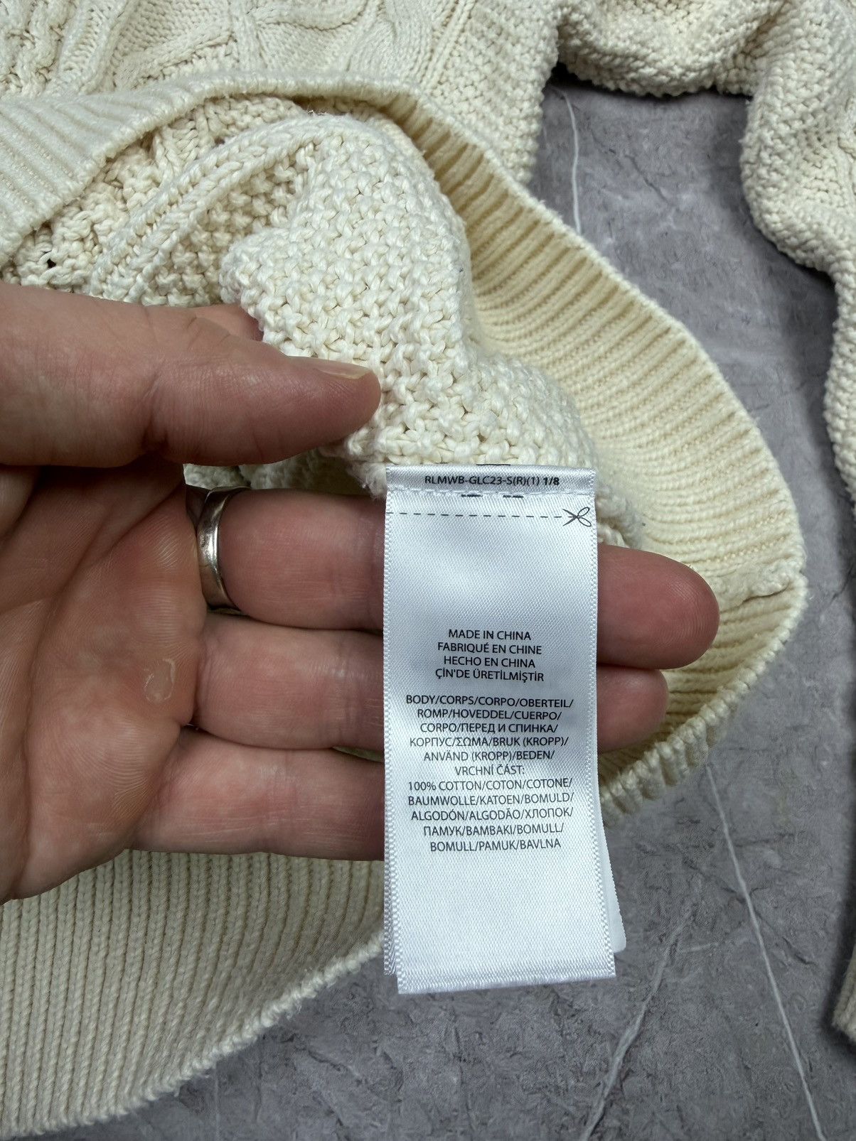 Polo Ralph Lauren Polo Ralph Lauren Heavyweight Cable Knit Cotton Sweater Size US M / EU 48-50 / 2 - 6 Thumbnail
